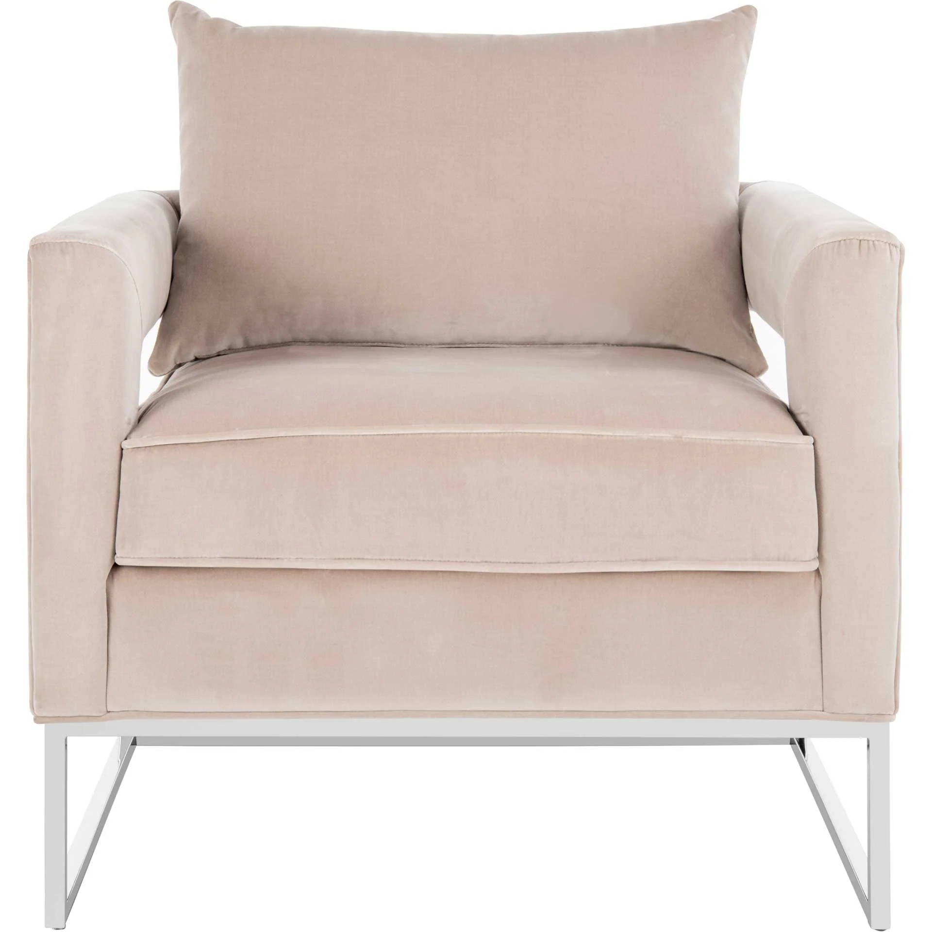 Olea Velvet Club Chair Giotto Almond - Image 2