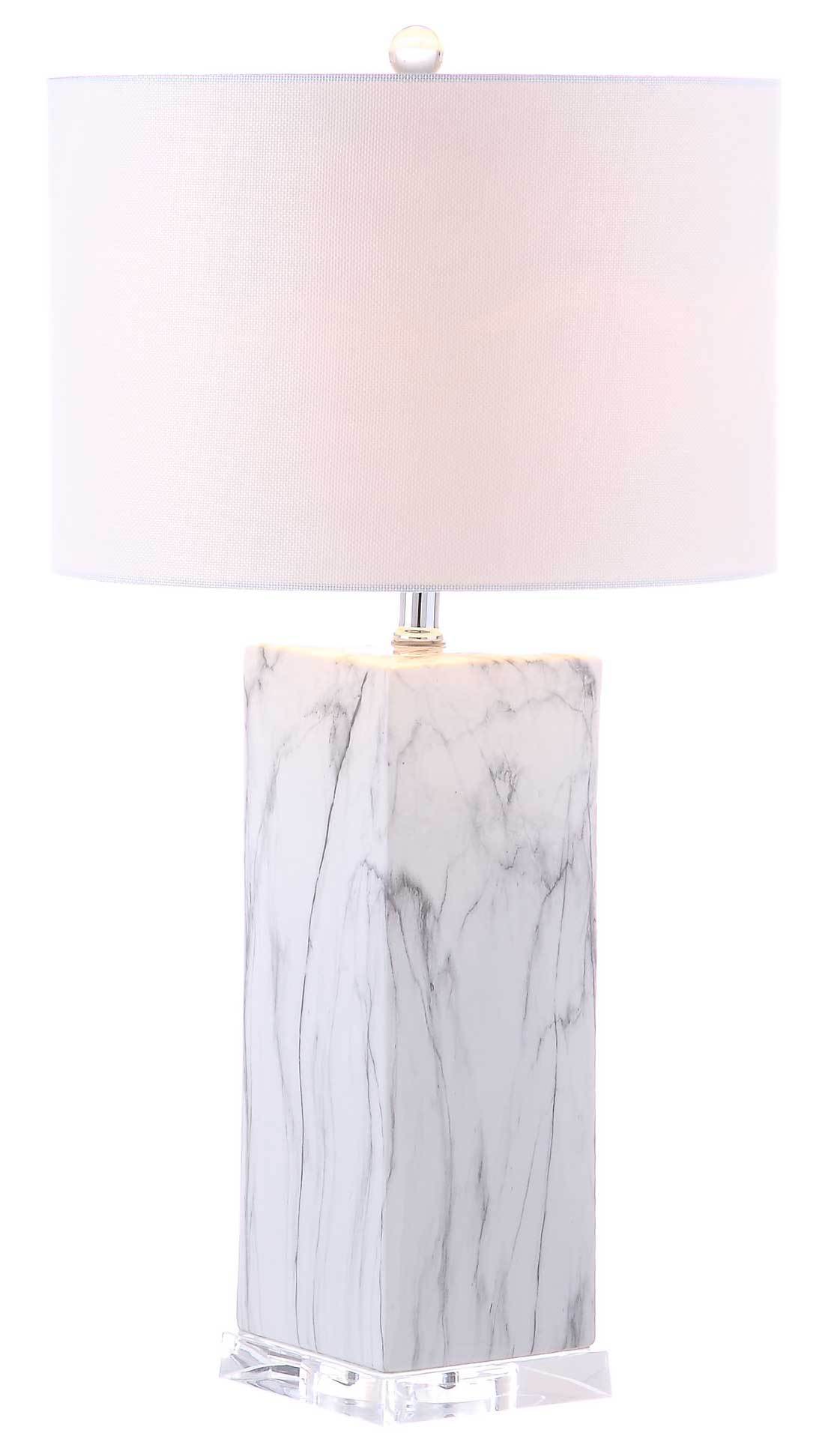 Oliver Table Lamp Black/White Marble (Set of 2) - Image 2