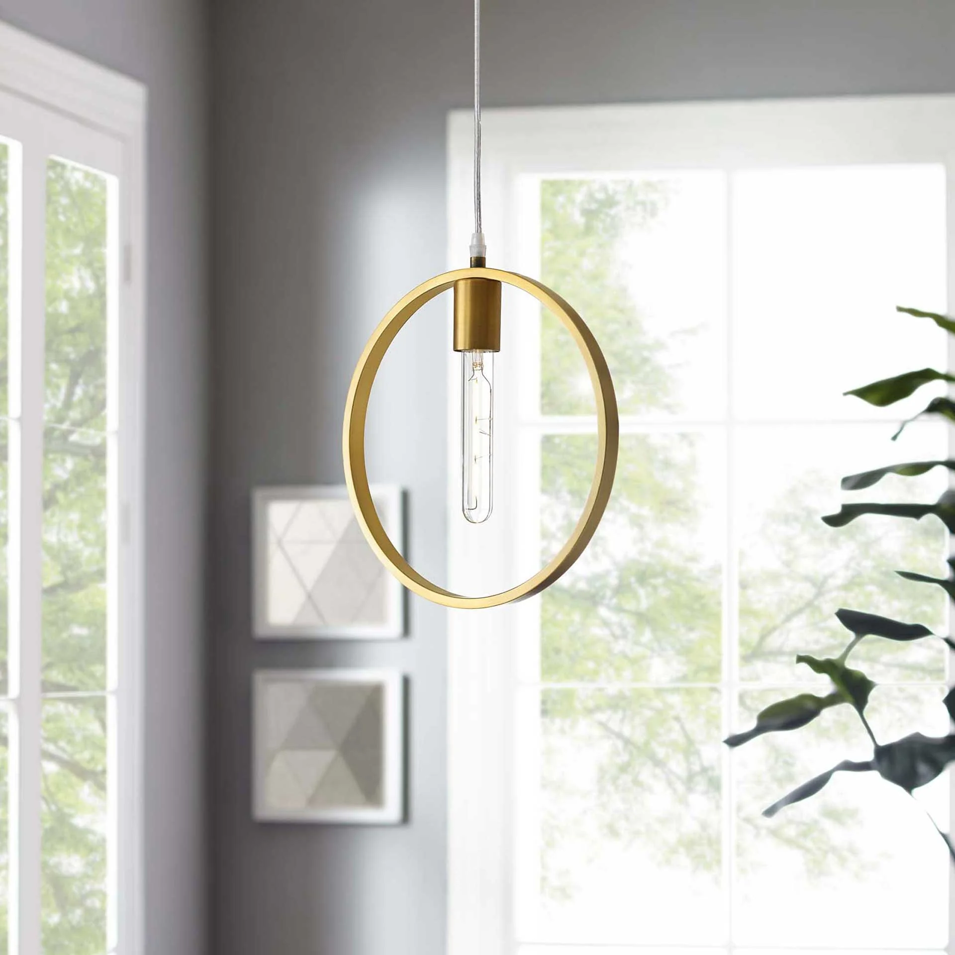 Olivia Pendant Light Gold - Image 4