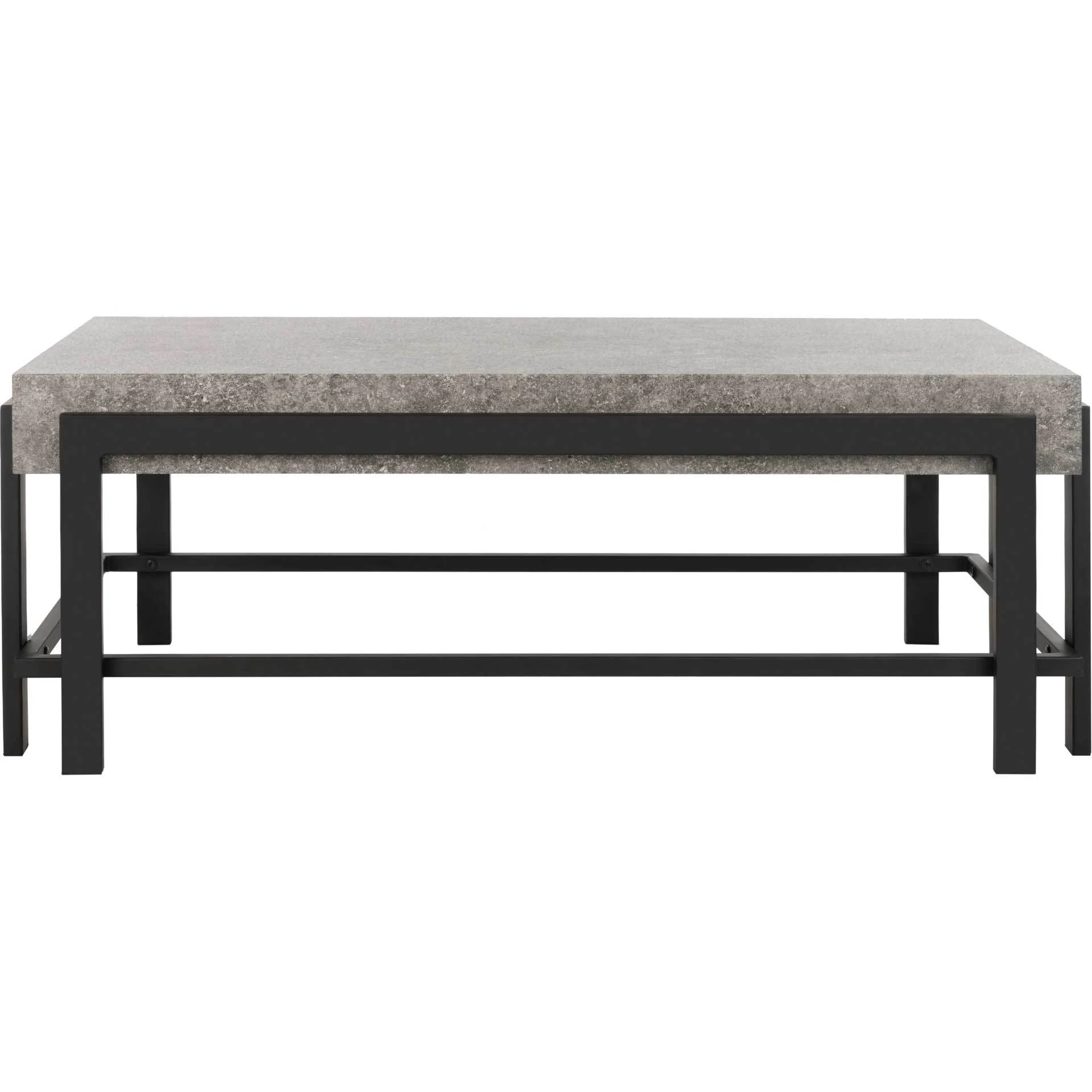 Olivia Rectangular Contemporary Coffee Table - Image 2