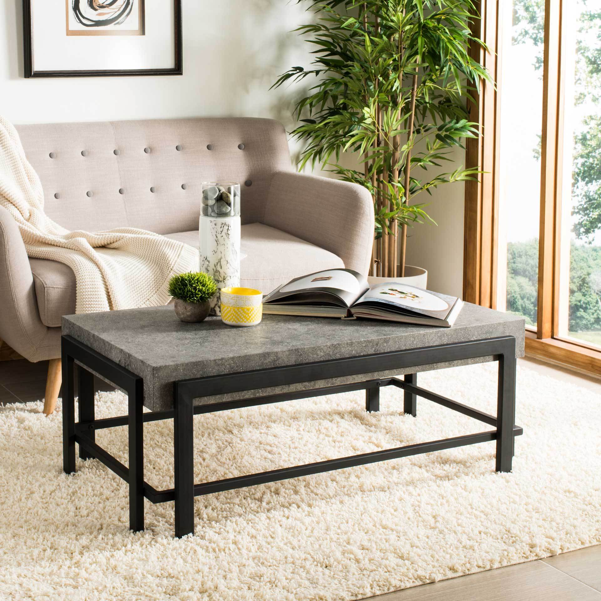 Olivia Rectangular Contemporary Coffee Table - Image 4