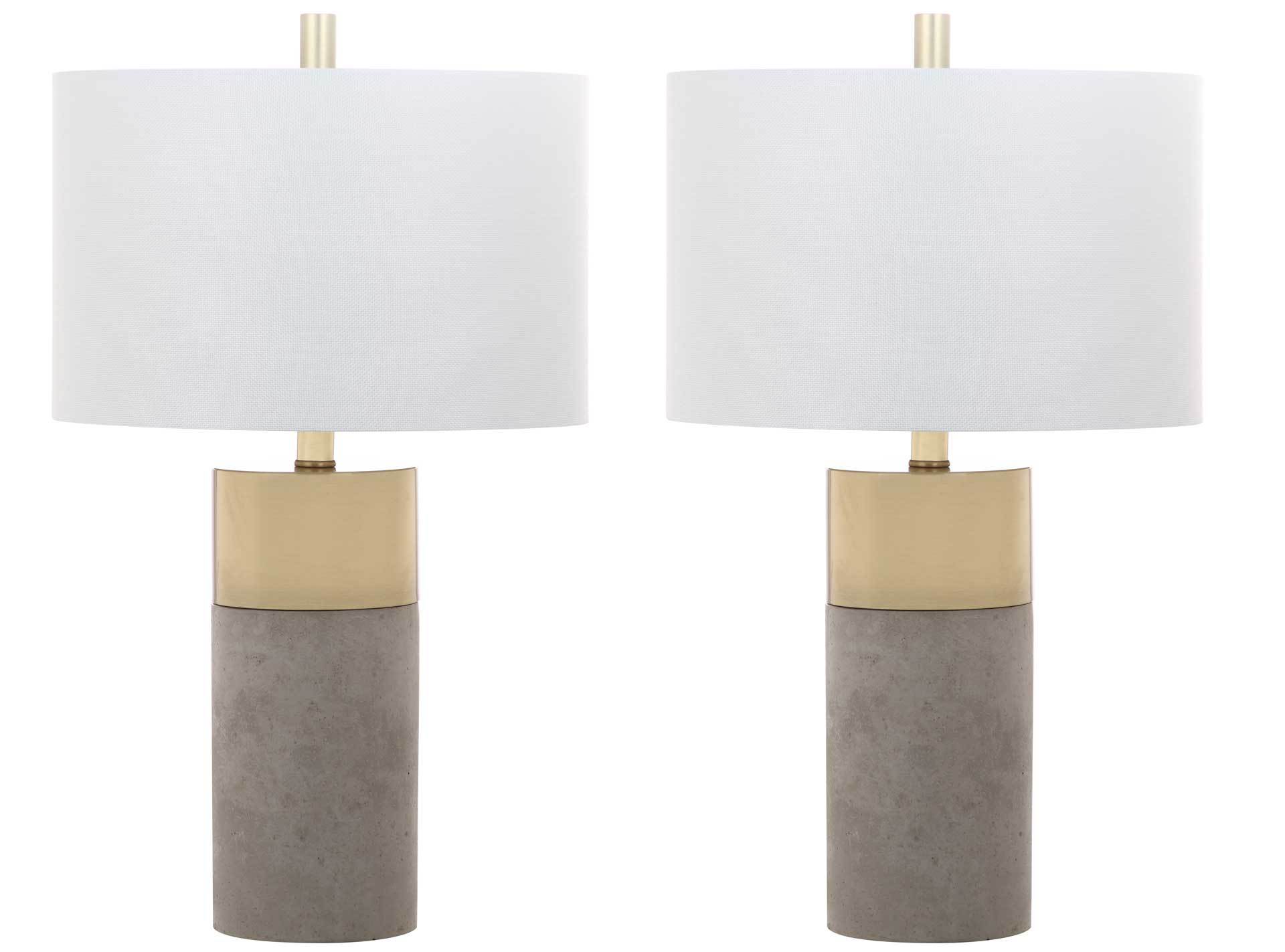 Olivia Table Lamp Gray (Set of 2) - Image 3