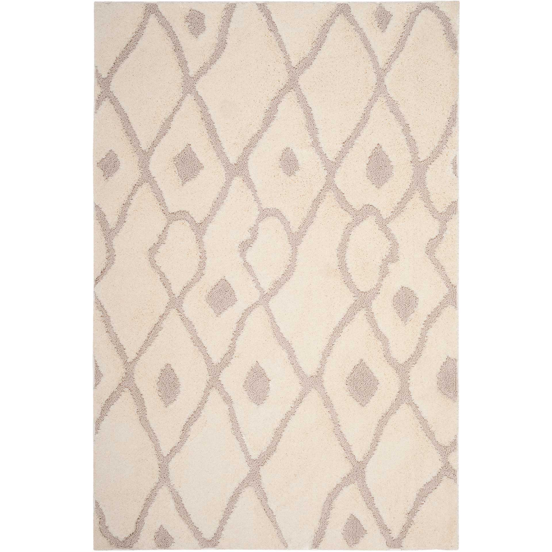 Olympia Shag Cream/Beige Area Rug - Image 3