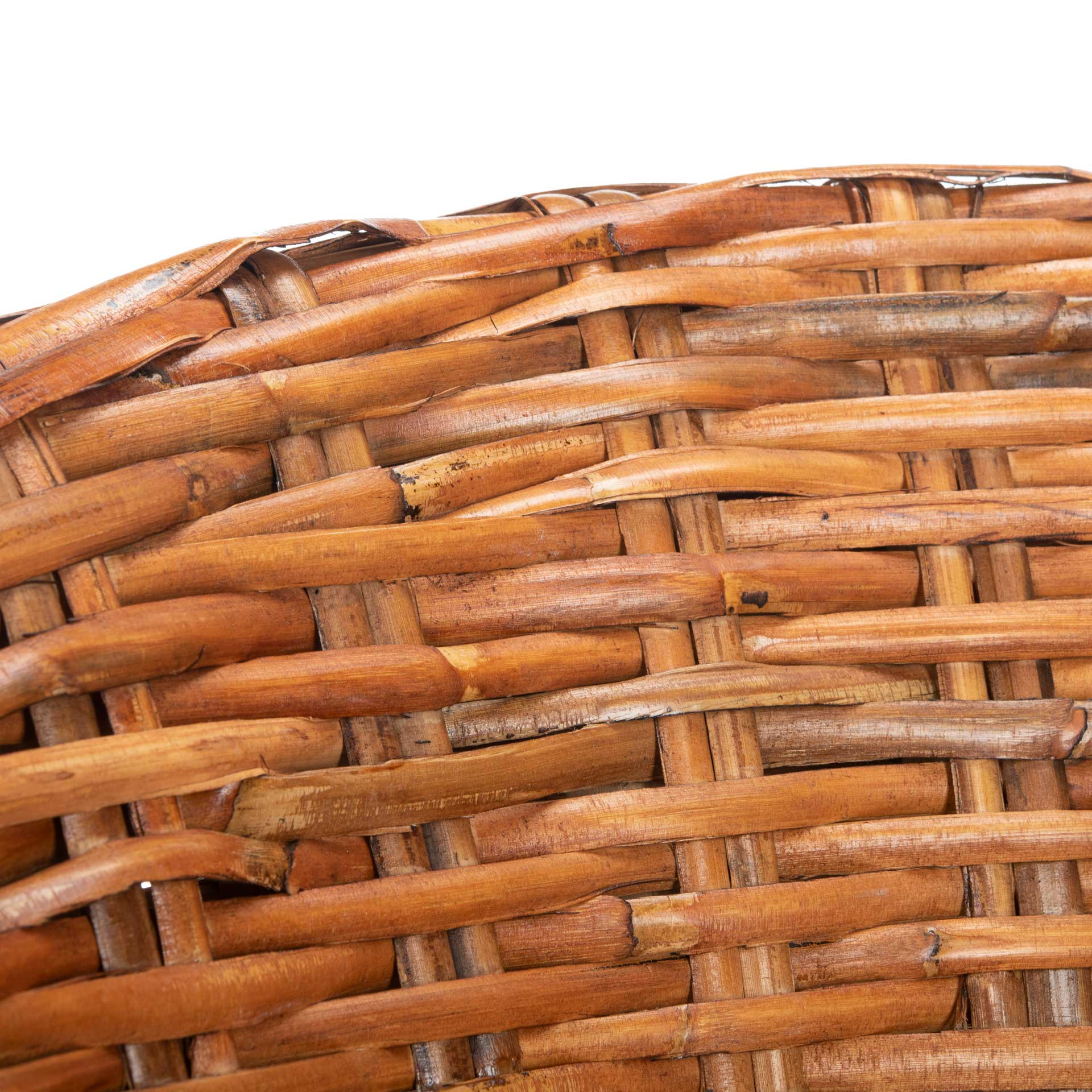 Omar Rattan Barrel Chair Honey/White - Image 6
