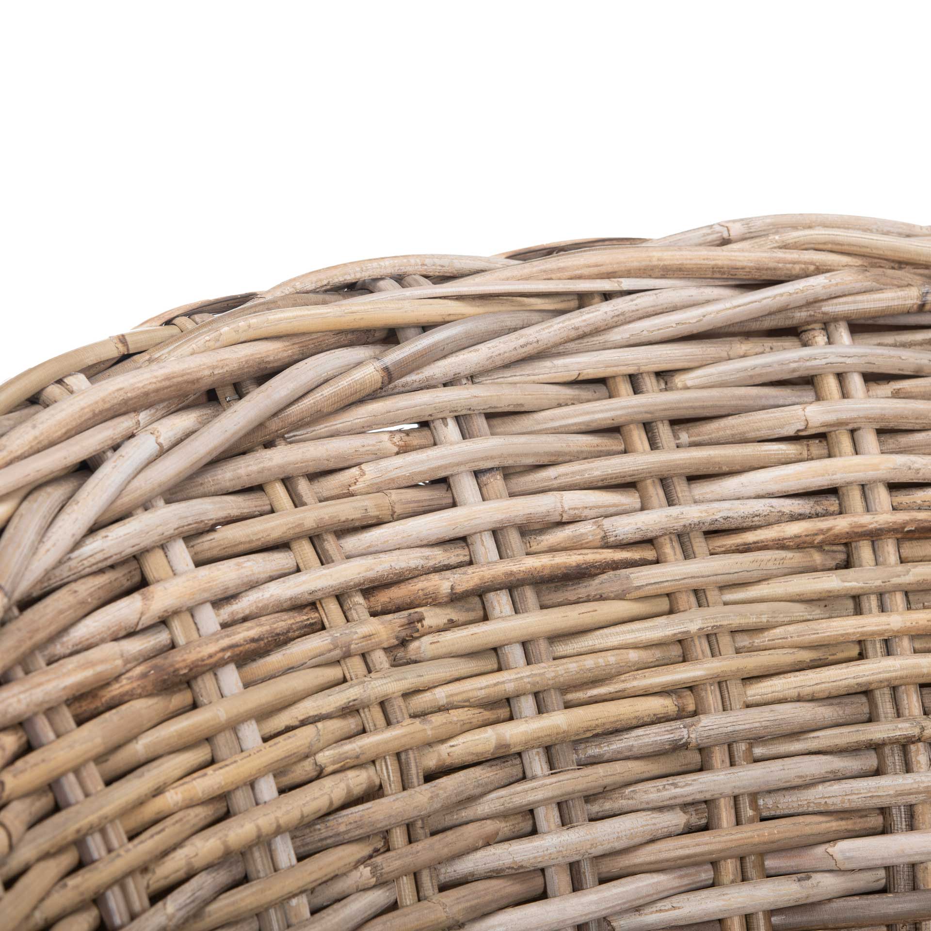 Omar Rattan Barrel Chair Natural/White - Image 6