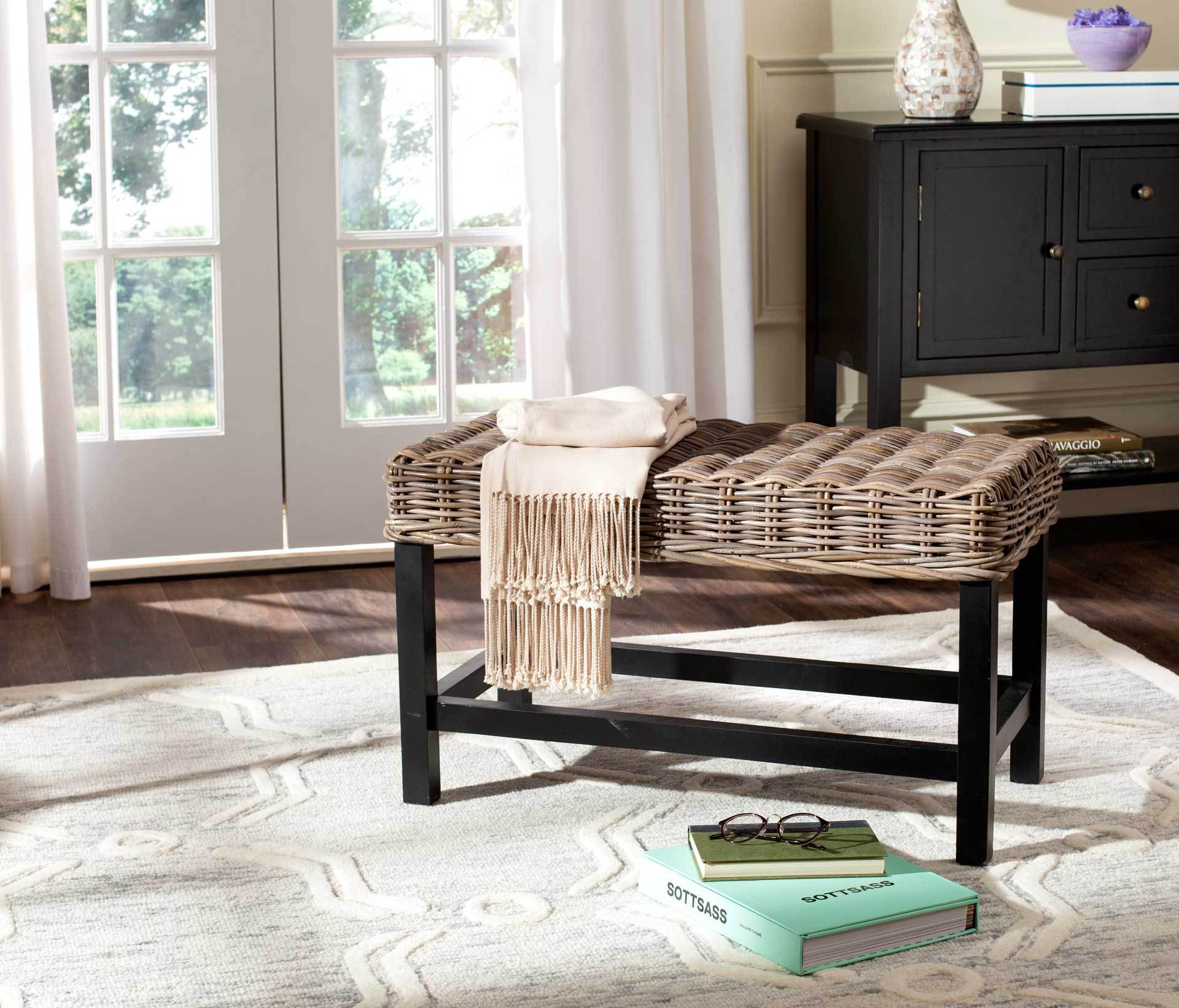 Omarion Wicker Bench - Image 3