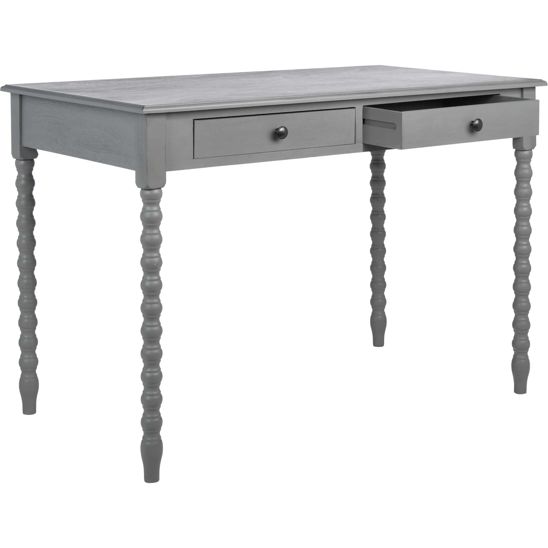 Omni Mara 2 Drawer Desk Distressed Gray - Image 2