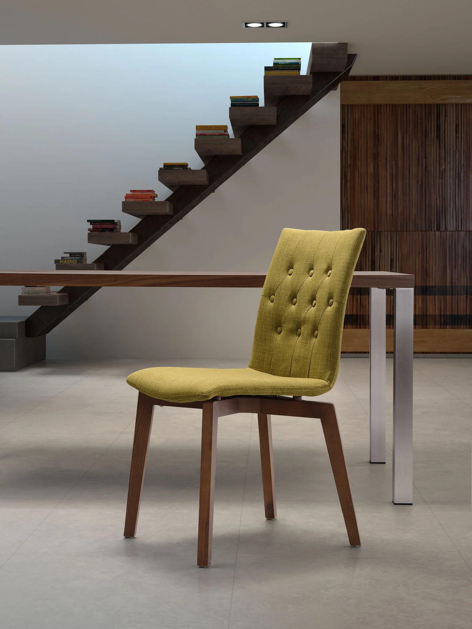 Omsk Chair Pea Fabric (Set of 2) - Image 5