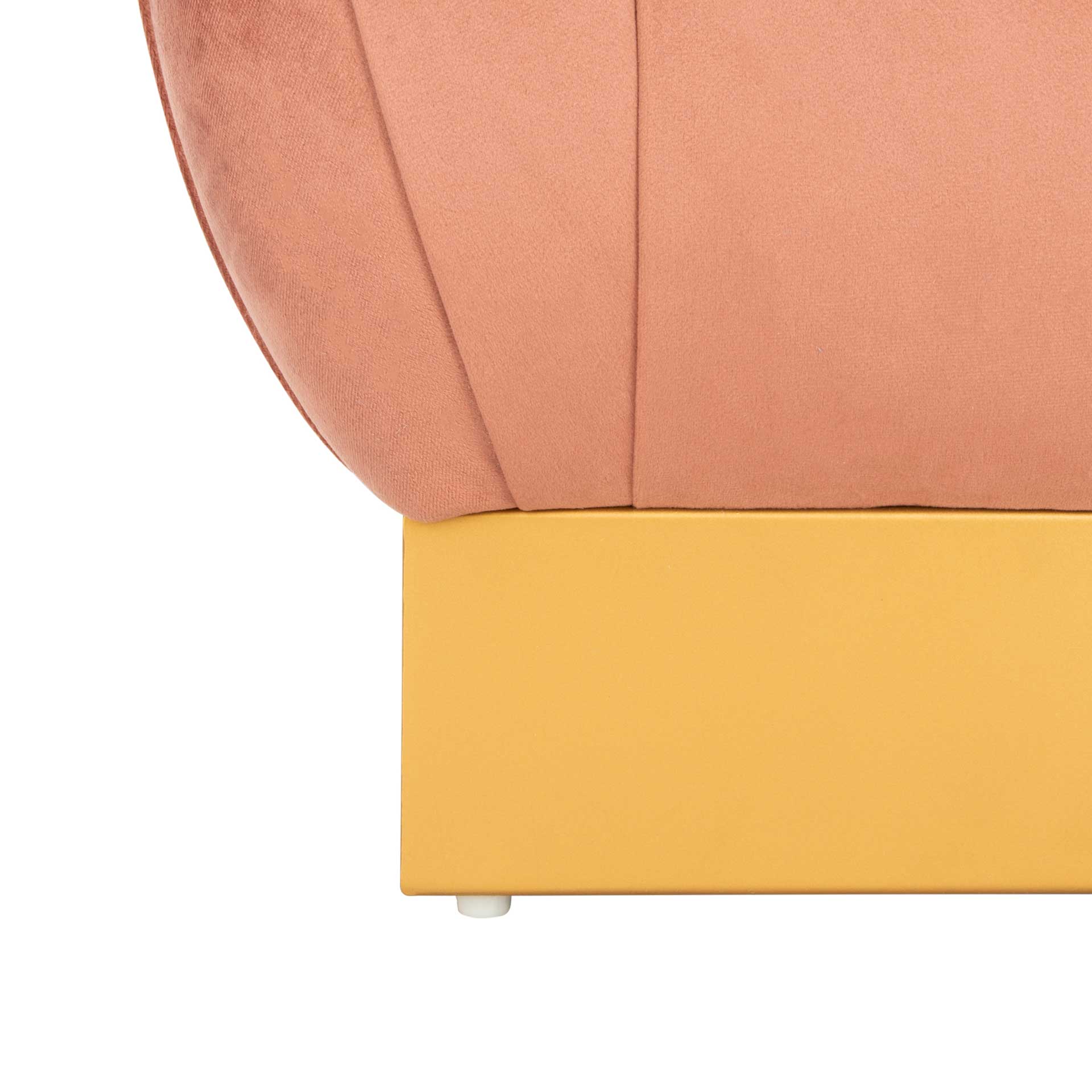Opal Tulip Ottoman Dusty Rose/Gold - Image 5