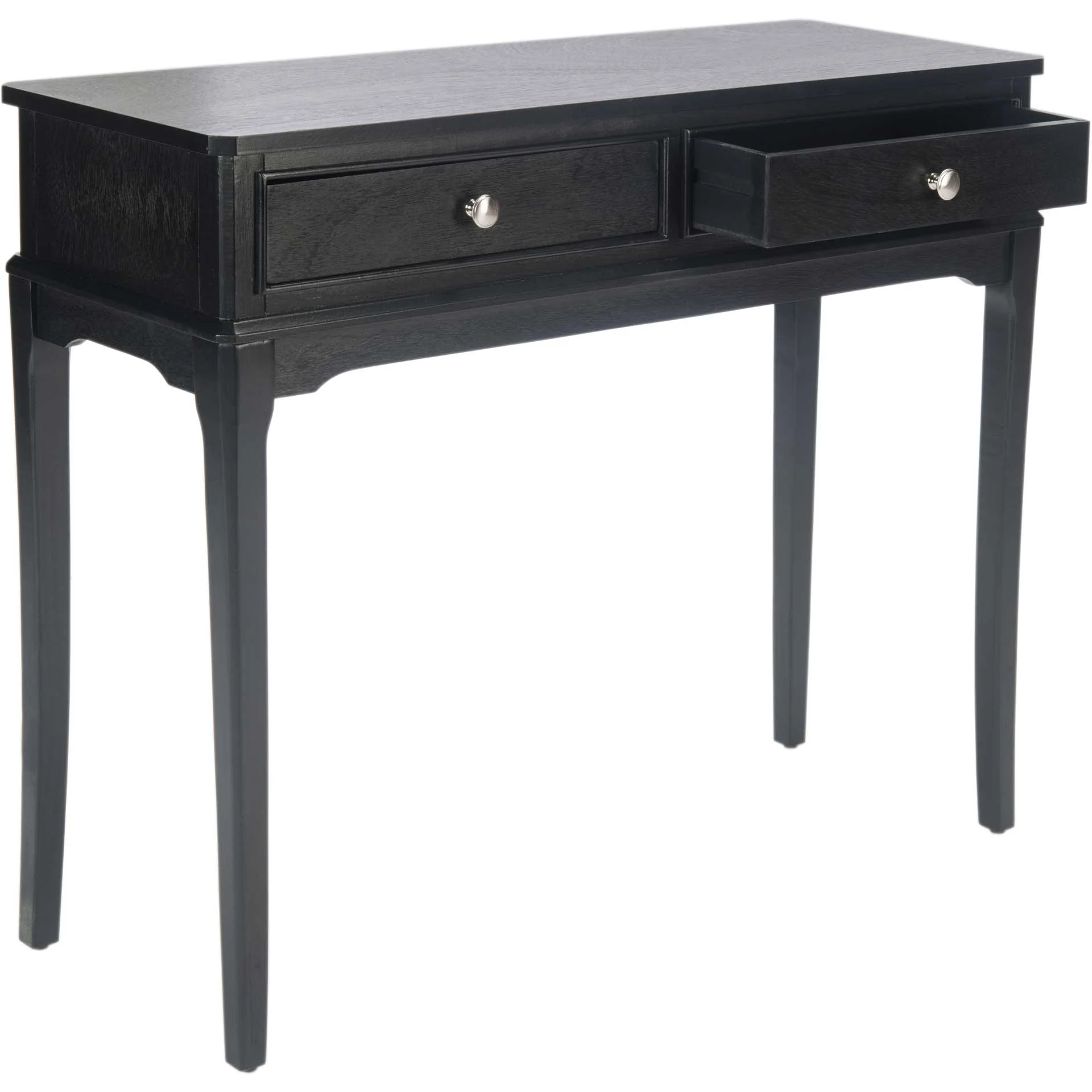 Ophelia 2 Drawer Console Table Black - Image 2