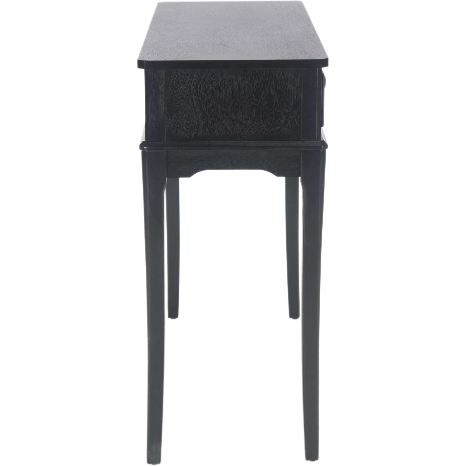 Ophelia 2 Drawer Console Table Black - Image 3