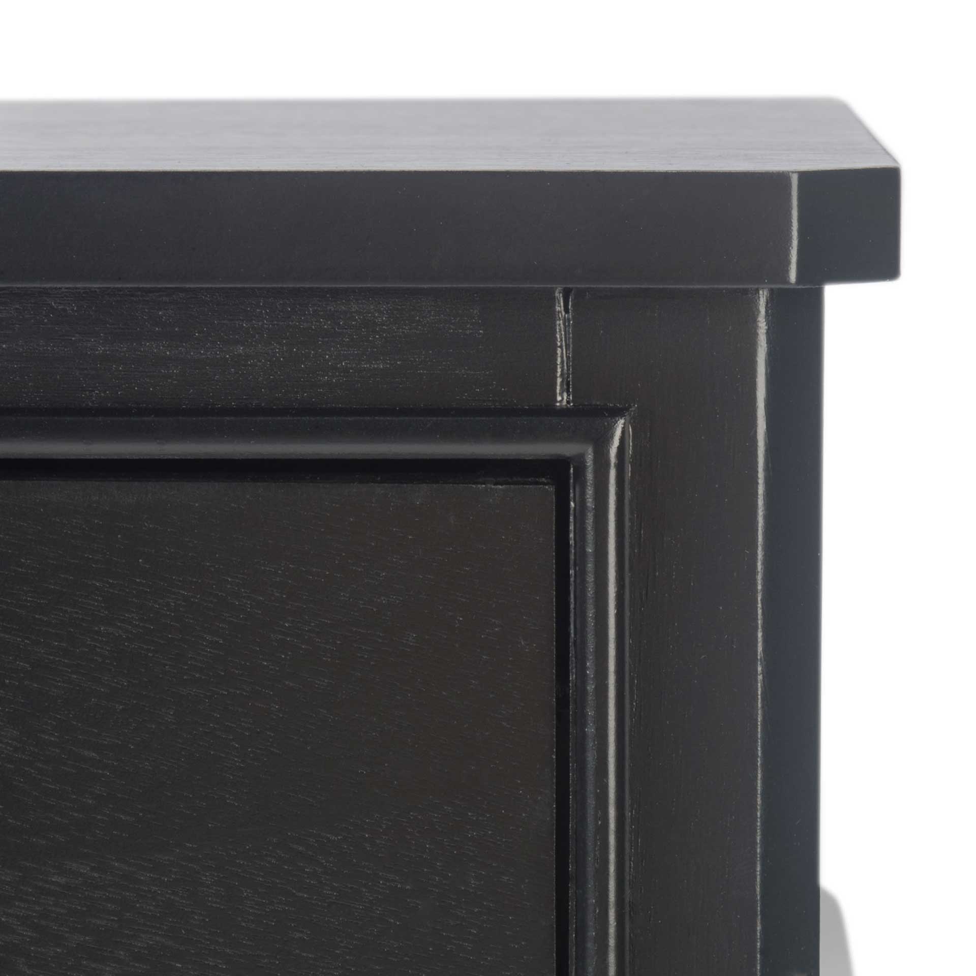 Ophelia 2 Drawer Console Table Black - Image 5