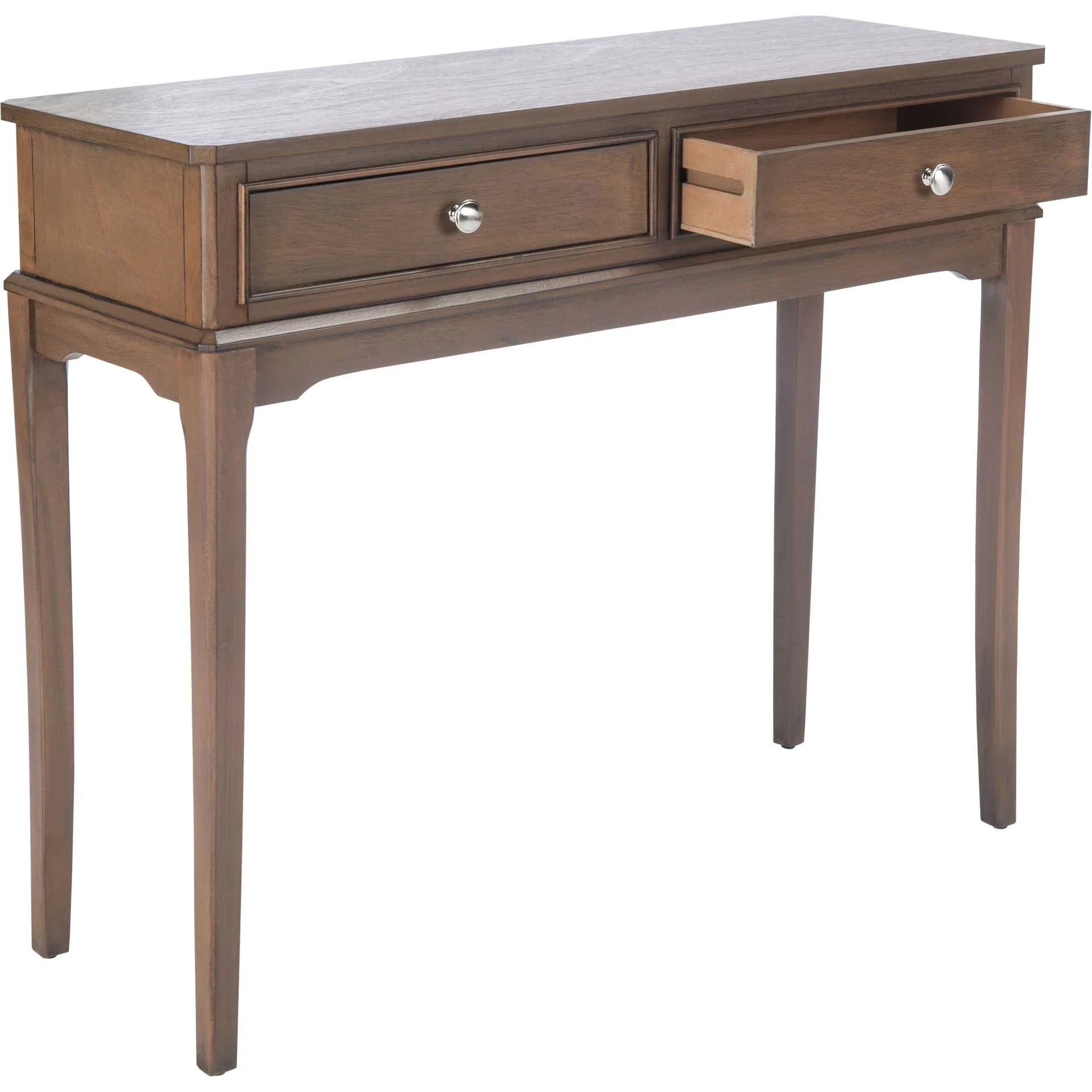 Ophelia 2 Drawer Console Table Brown - Image 2