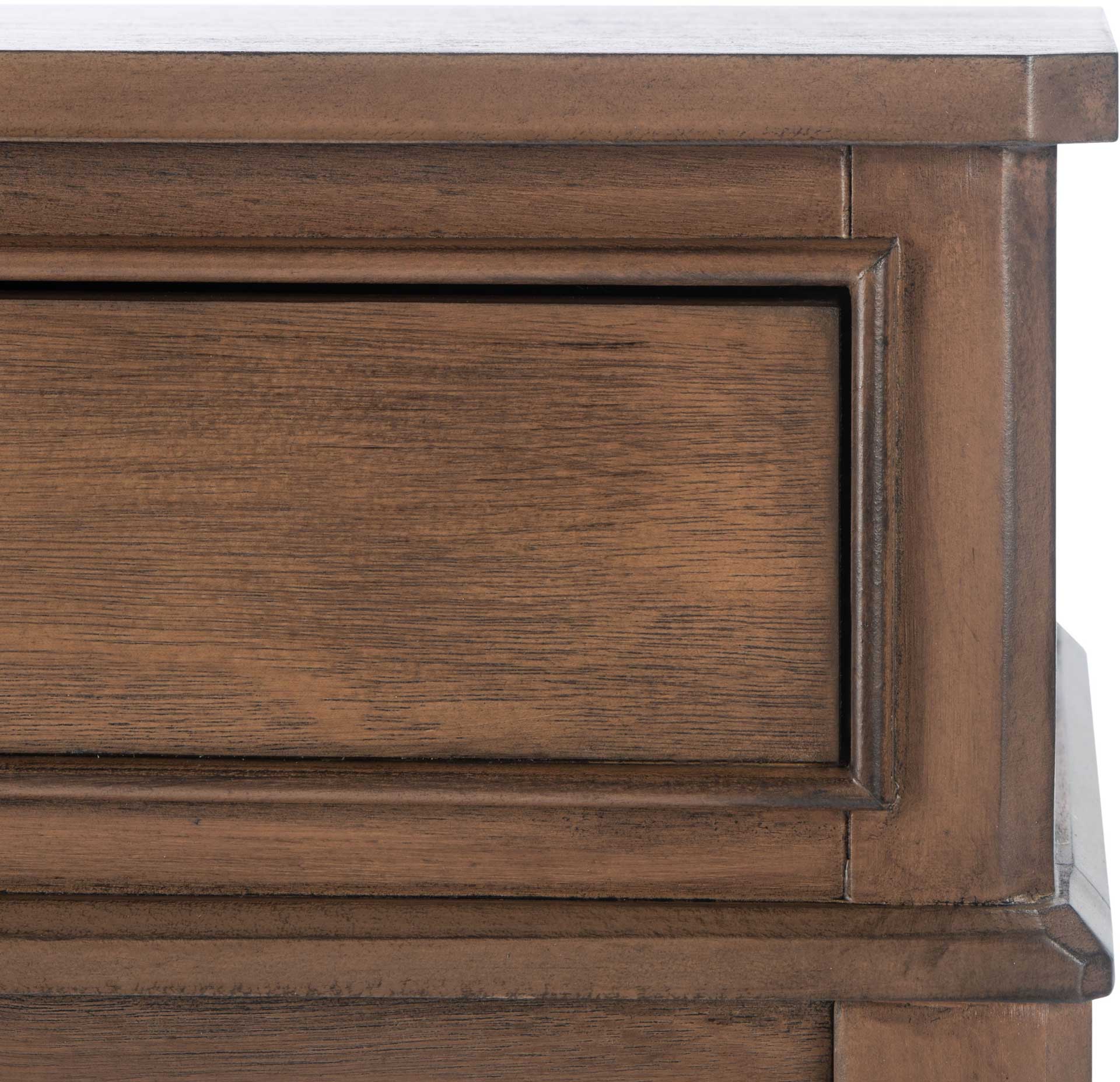 Ophelia 2 Drawer Console Table Brown - Image 5