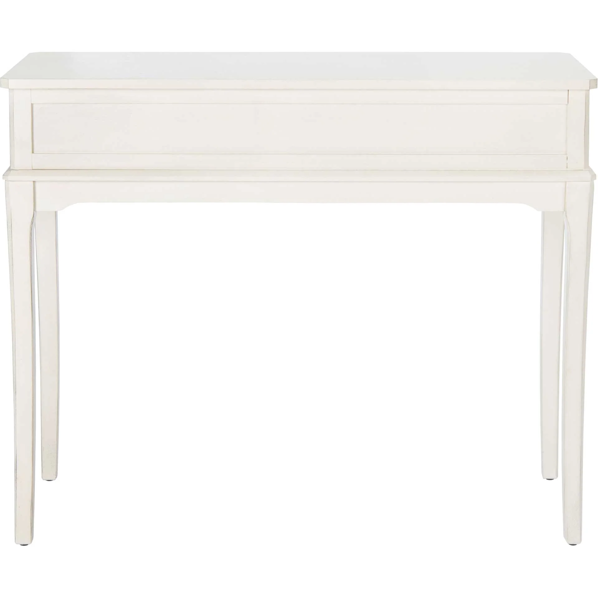 Ophelia 2 Drawer Console Table Distressed White - Image 4