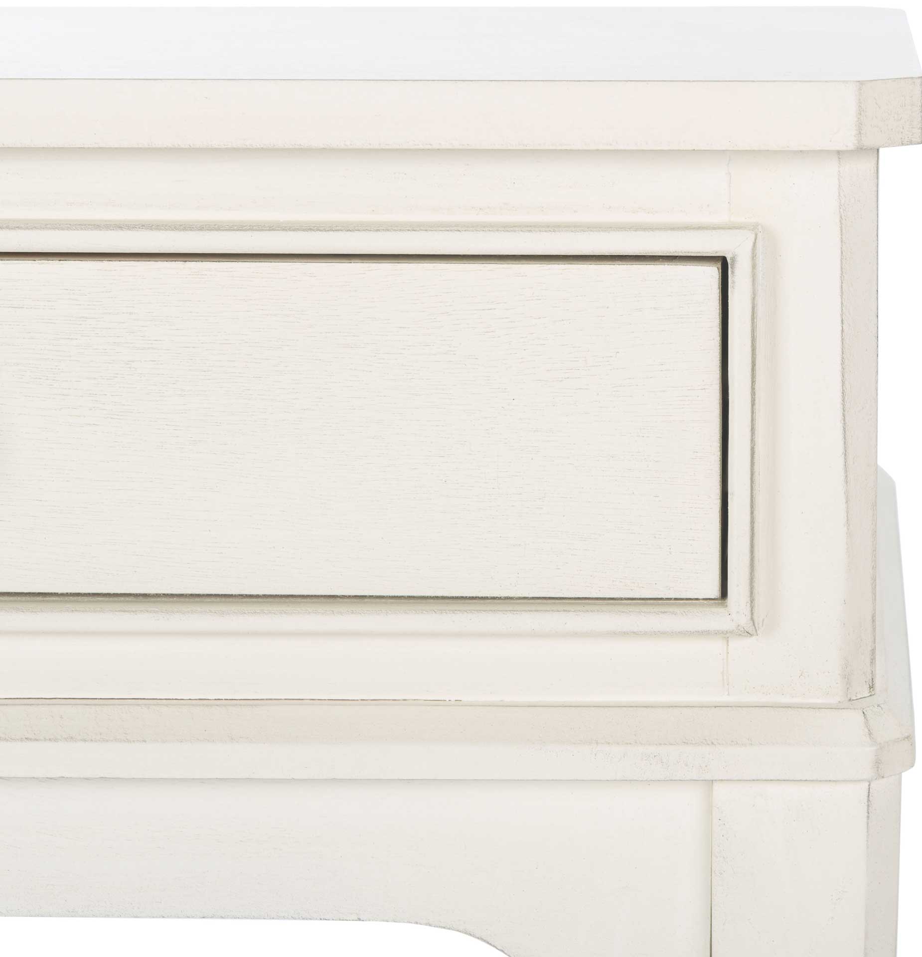 Ophelia 2 Drawer Console Table Distressed White - Image 5