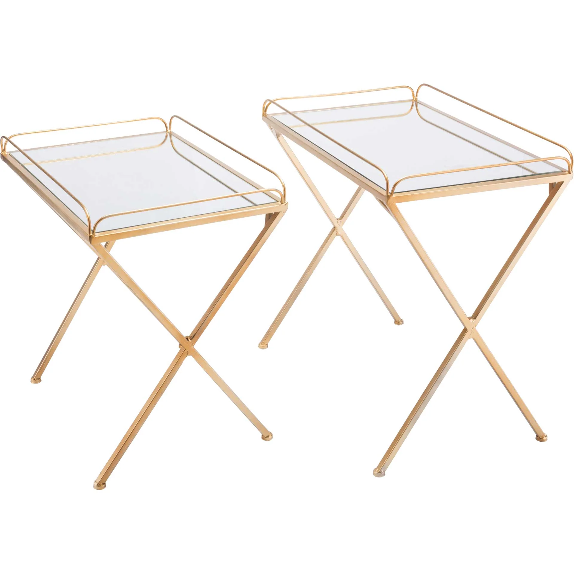 Opposite 2-Piece Table Gold - Image 2