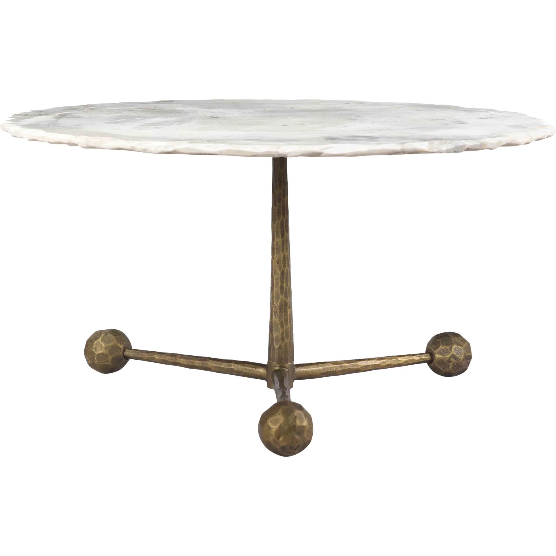 Orabella Marble Coffee Table White Marble - Image 2