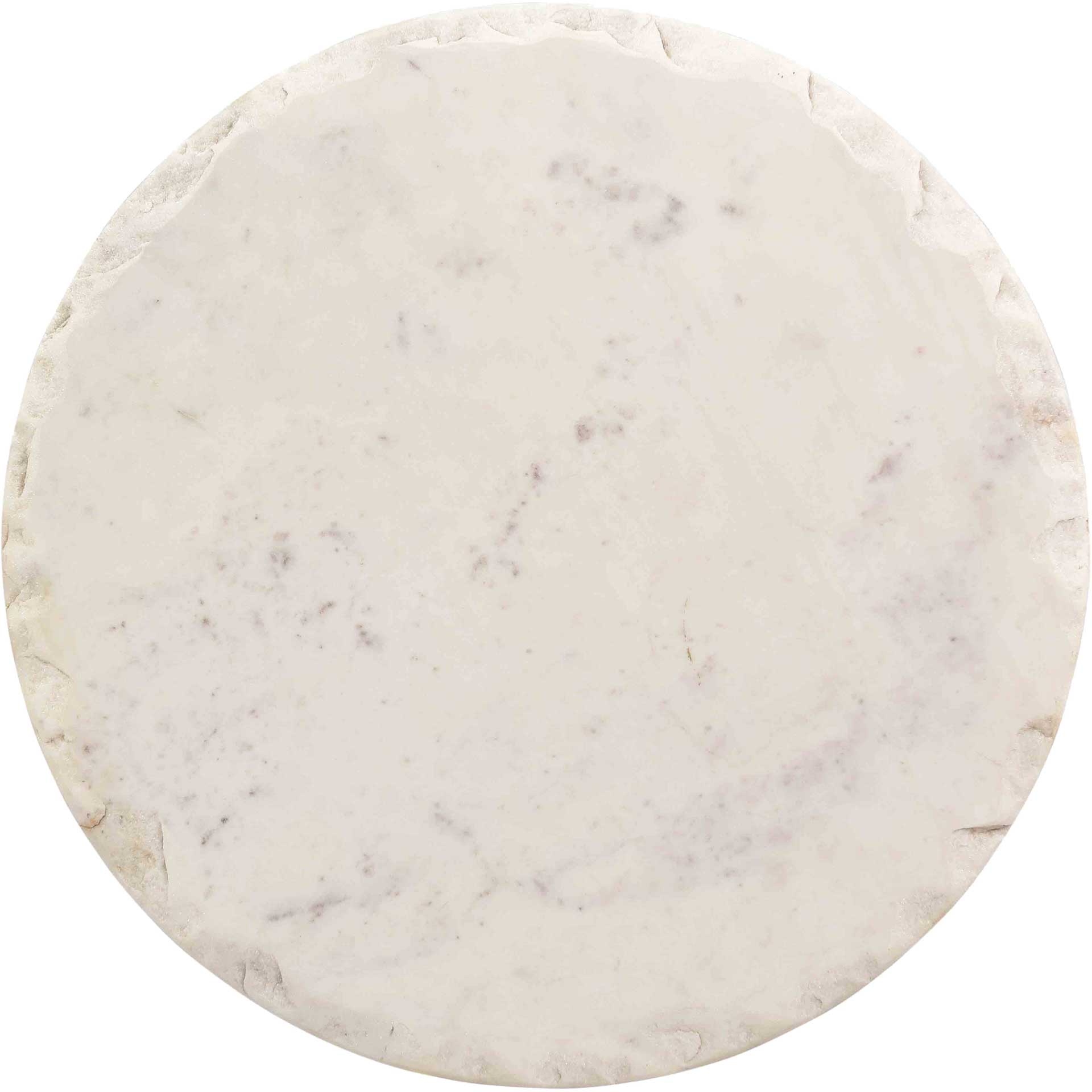 Orabella Marble Side Table White Marble - Image 4