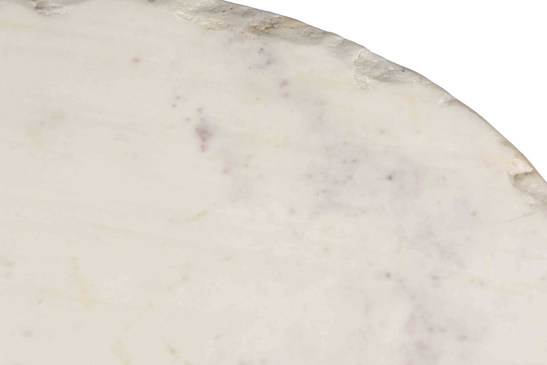 Orabella Marble Side Table White Marble - Image 5