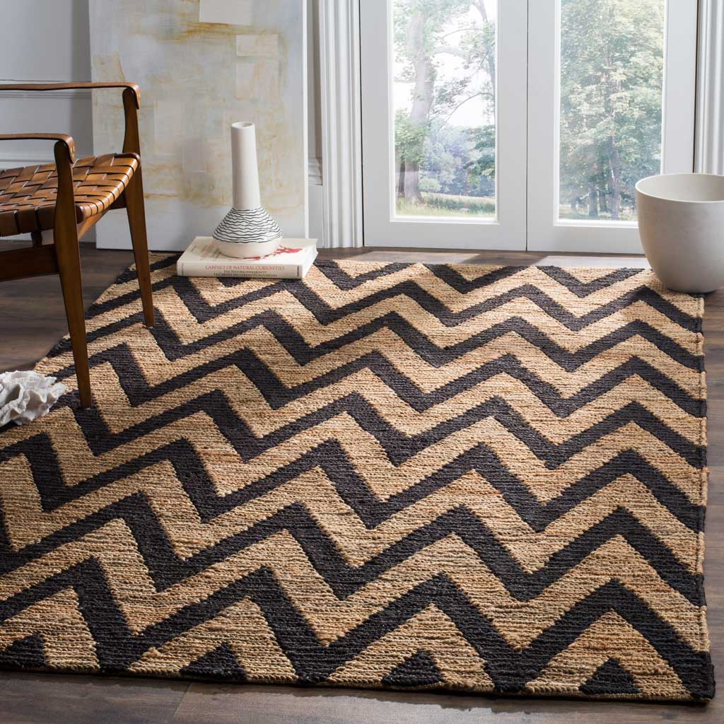 Organic Black/Natural Area Rug - Image 7