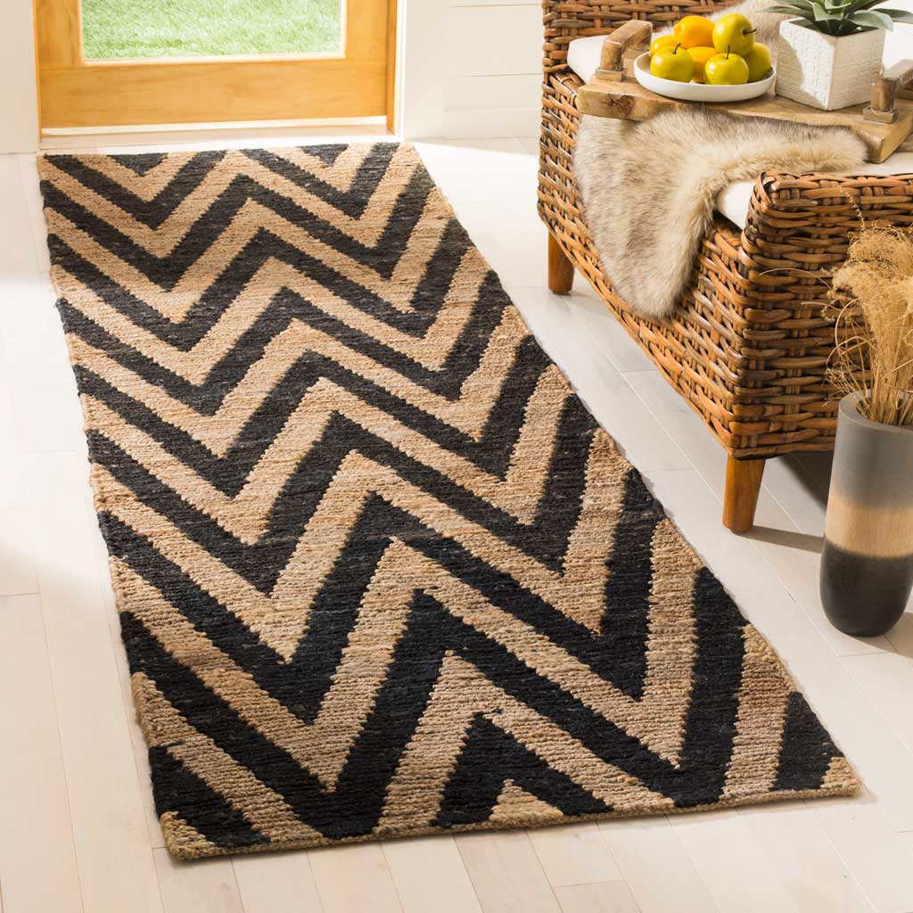 Organic Black/Natural Runner Rug - Image 2