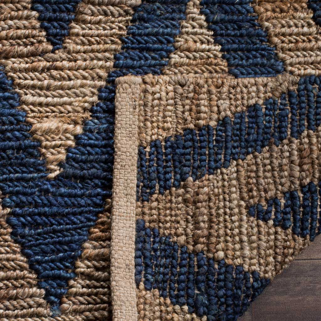 Organic Blue/Natural Area Rug - Image 6