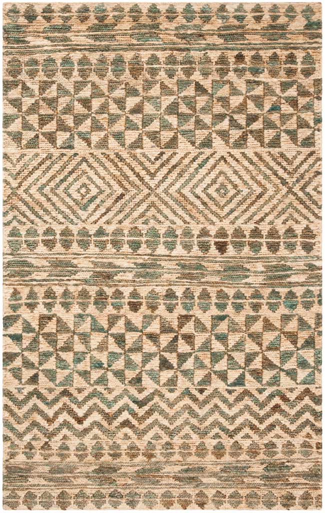 Organic Brown/Slate/Natural Area Rug - Image 2