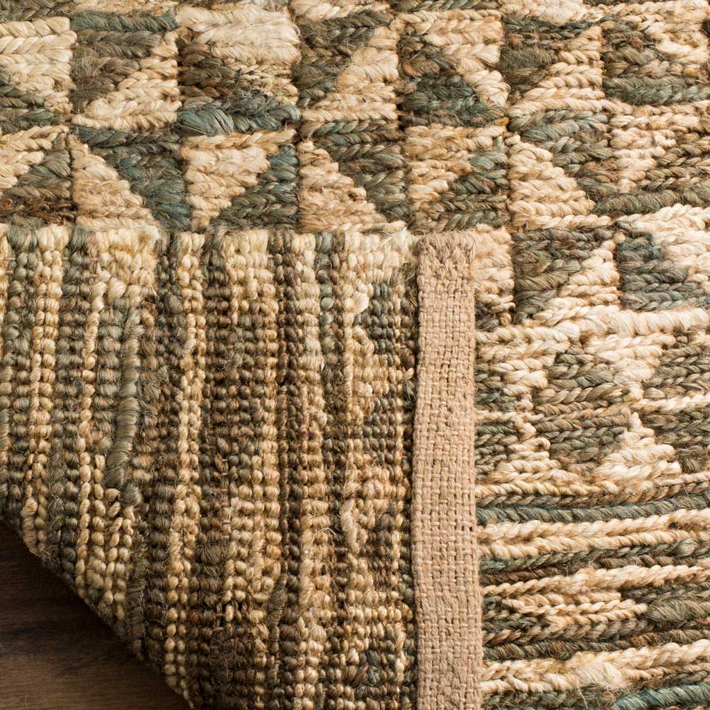 Organic Brown/Slate/Natural Area Rug - Image 4