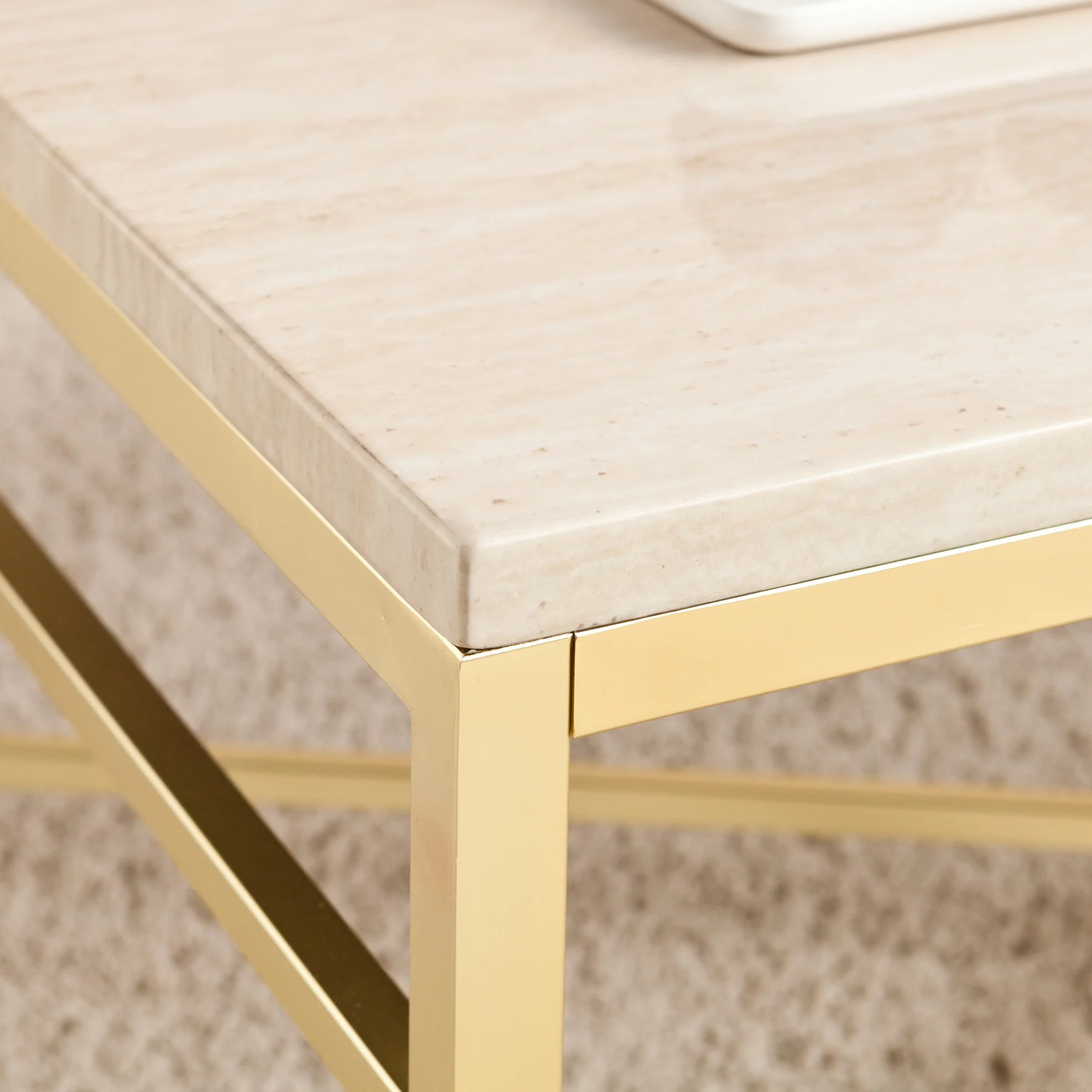 Ori Faux Stone Coffee Table - Image 3