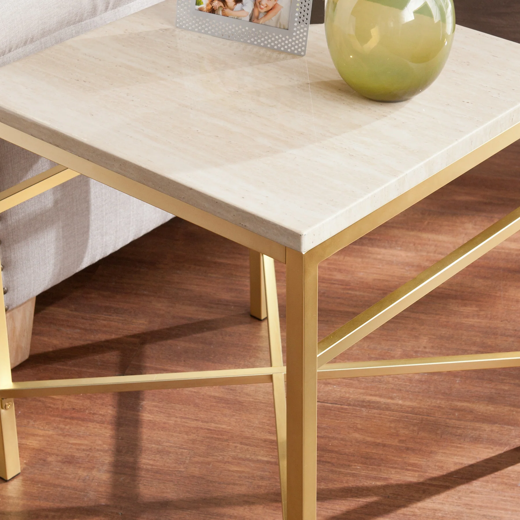 Ori Faux Stone End Table - Image 3