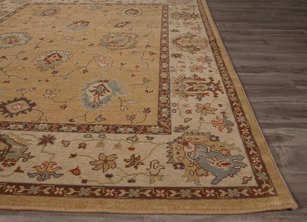 Orient Amri Prairie Sand/Red Wood Area Rug - Image 3