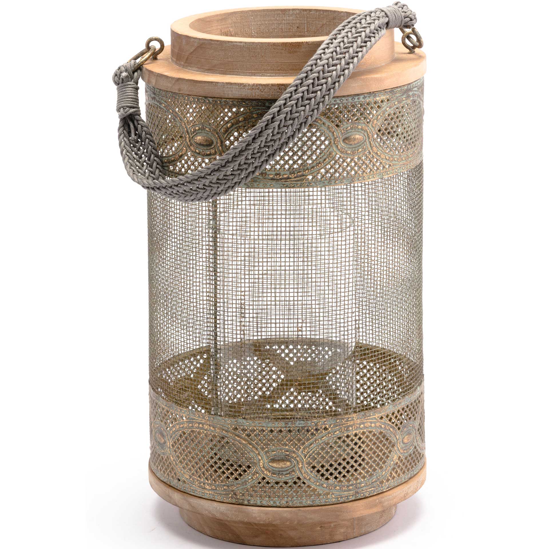 Oriental Mesh Lantern Gray - Image 2