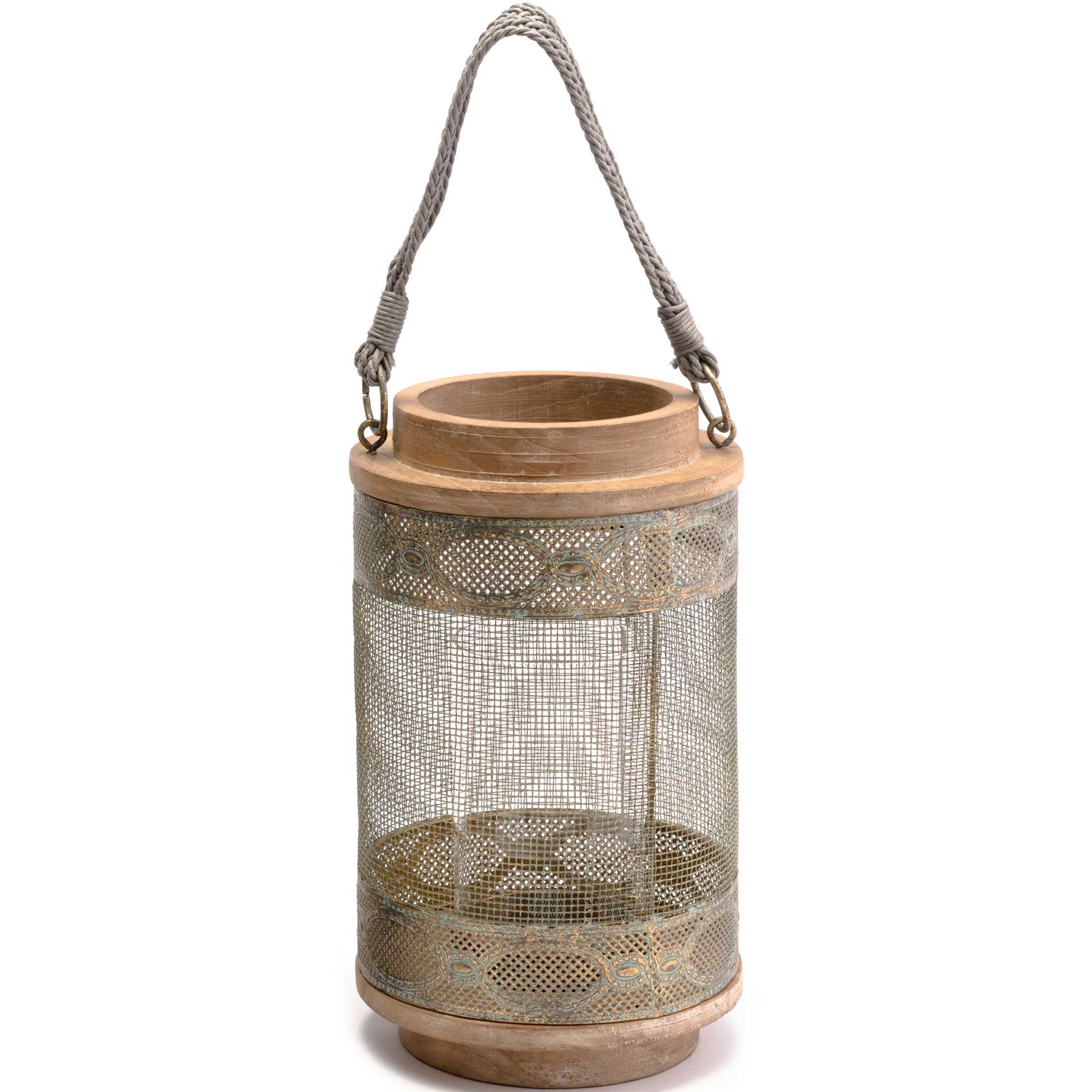 Oriental Mesh Lantern Gray - Image 3