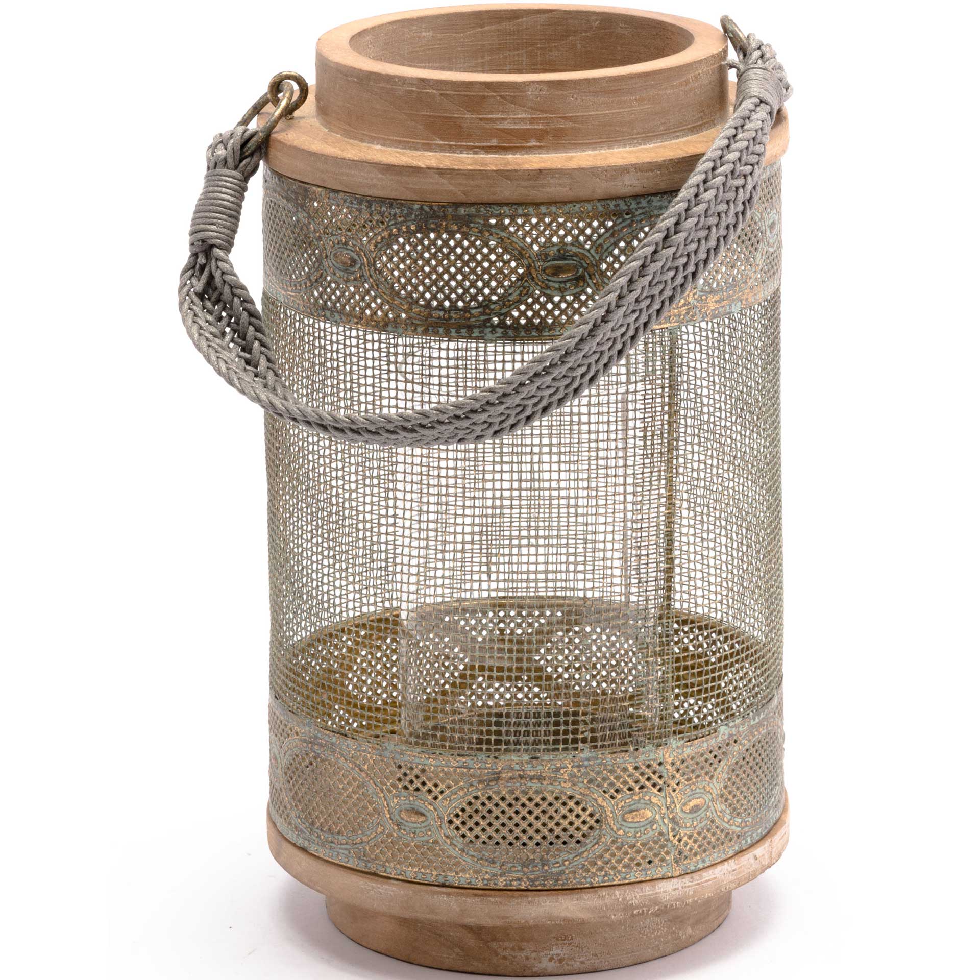 Oriental Mesh Lantern Gray - Image 4