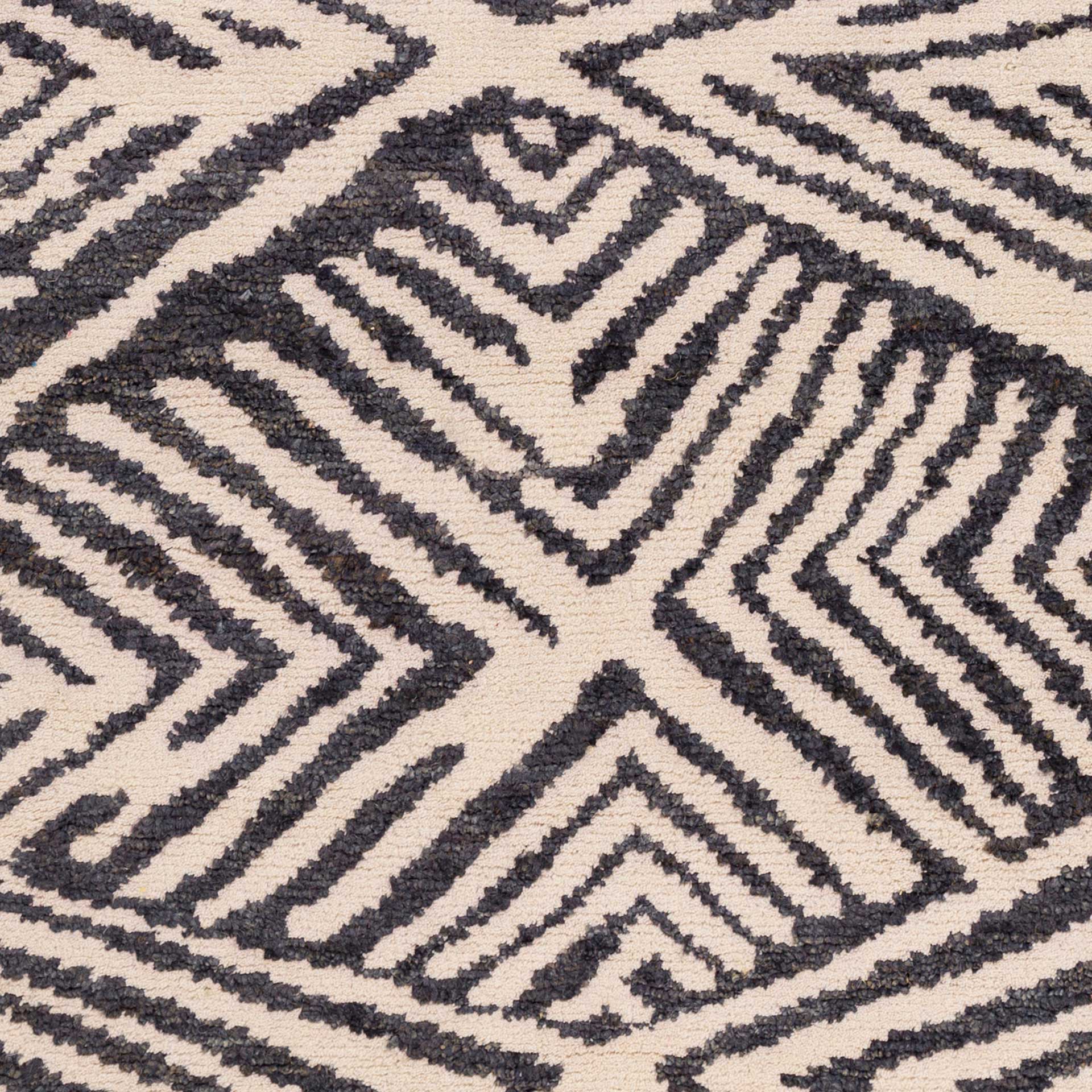 Orinocco Black/Cream/Light Gray Area Rug - Image 5