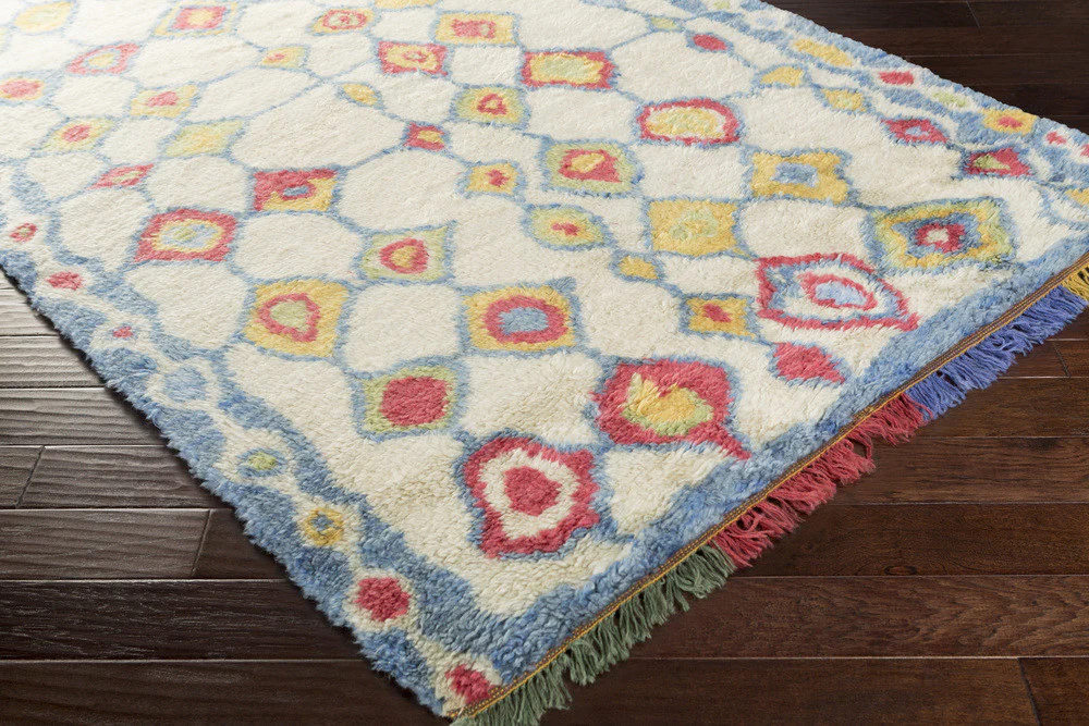 Orion Cherry/Sea Foam Area Rug - Image 2