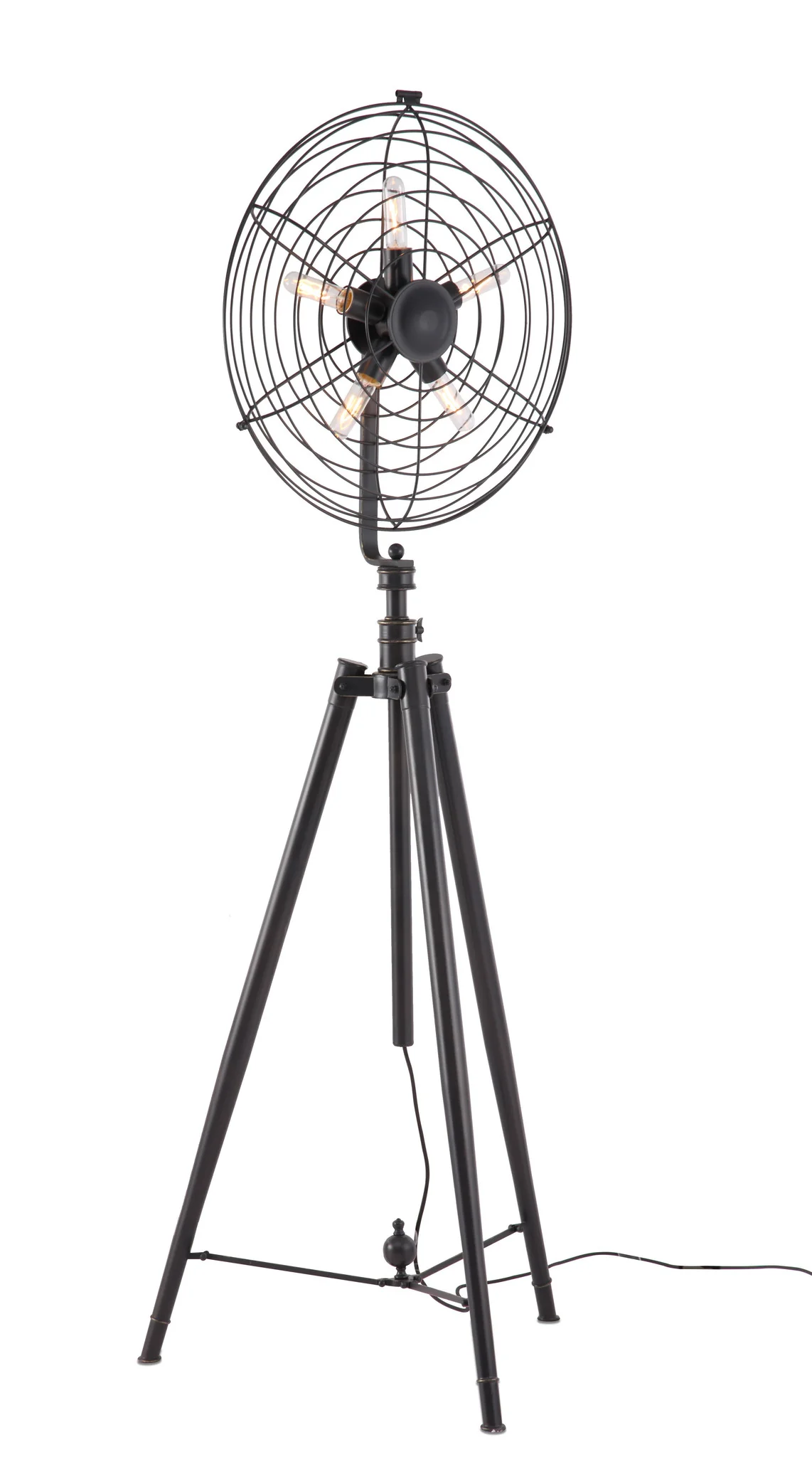 Orion Floor Lamp Antique Black Gold - Image 2