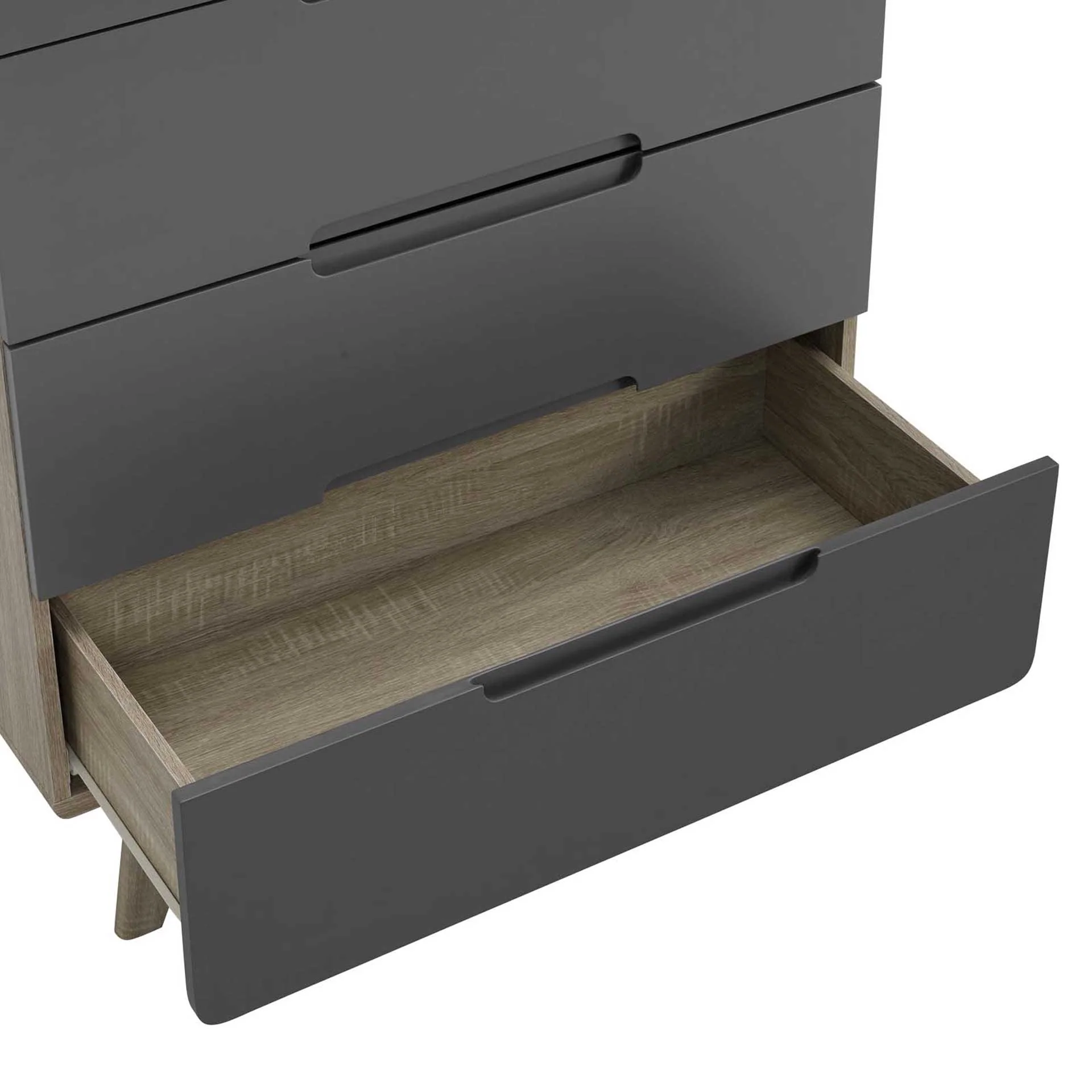 Orion Four-Drawer Chest Natural Gray - Image 4
