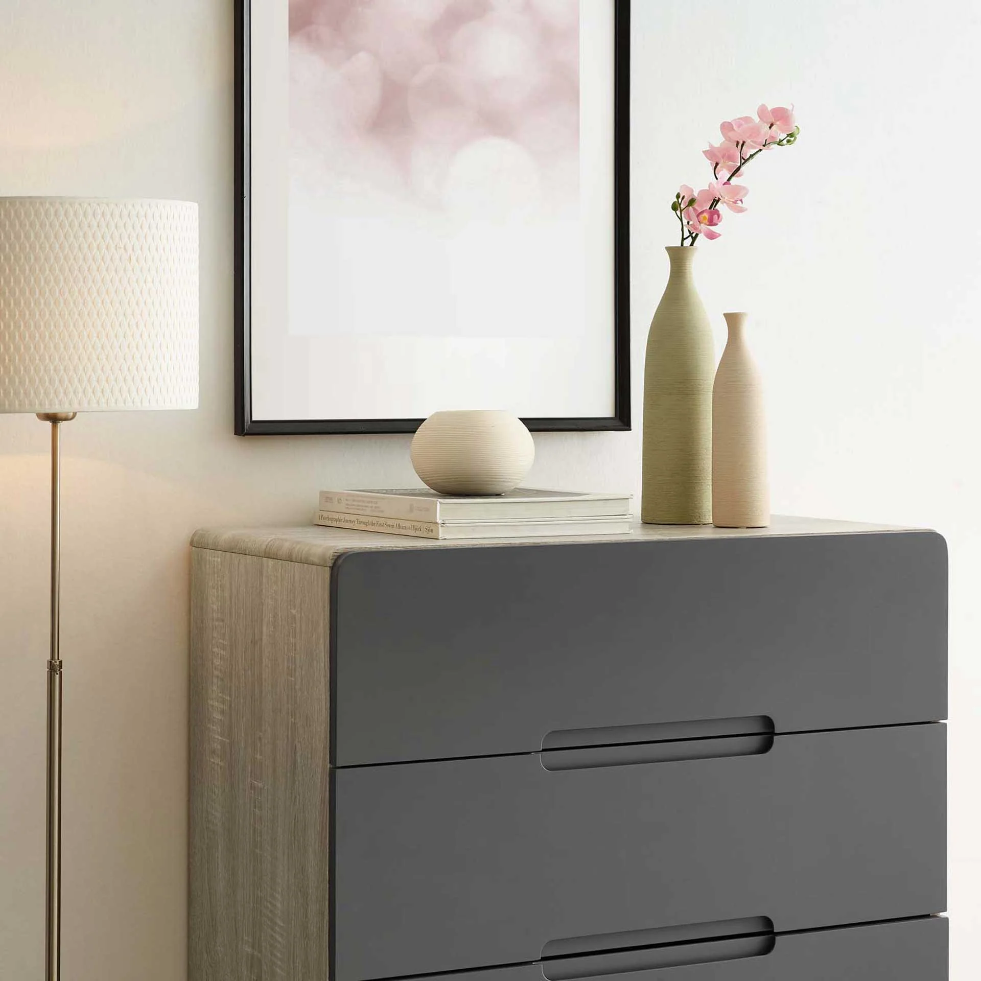 Orion Four-Drawer Chest Natural Gray - Image 5