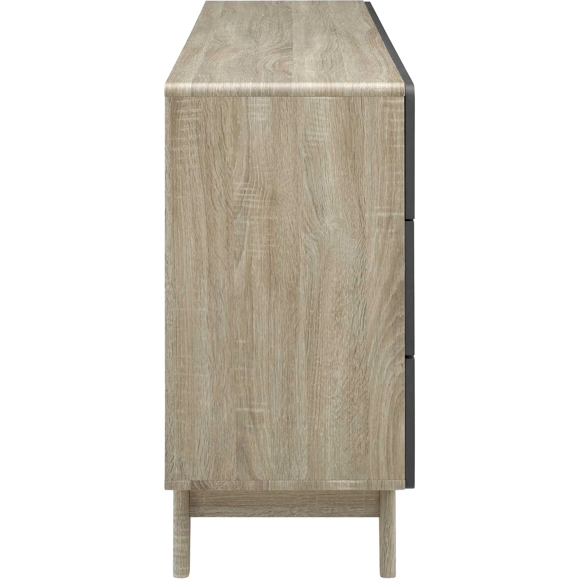 Orion Six-Drawer Wood Dresser Natural Gray - Image 3