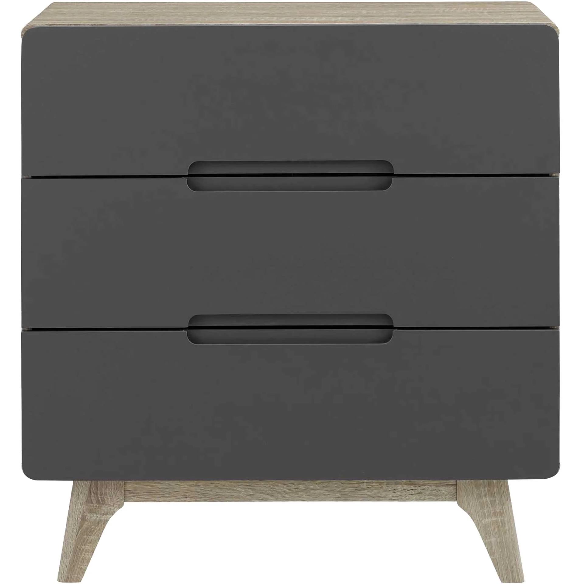 Orion Three-Drawer Chest Natural Gray - Image 2