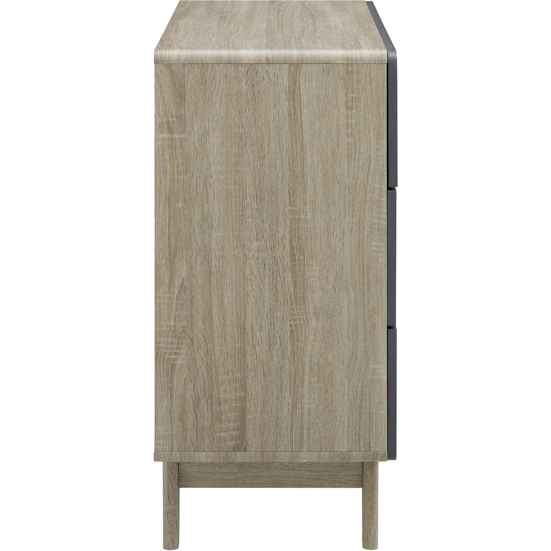 Orion Three-Drawer Chest Natural Gray - Image 3