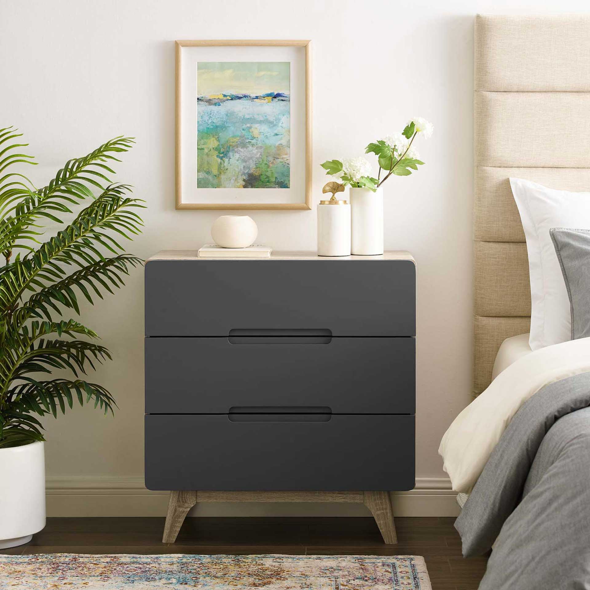 Orion Three-Drawer Chest Natural Gray - Image 6