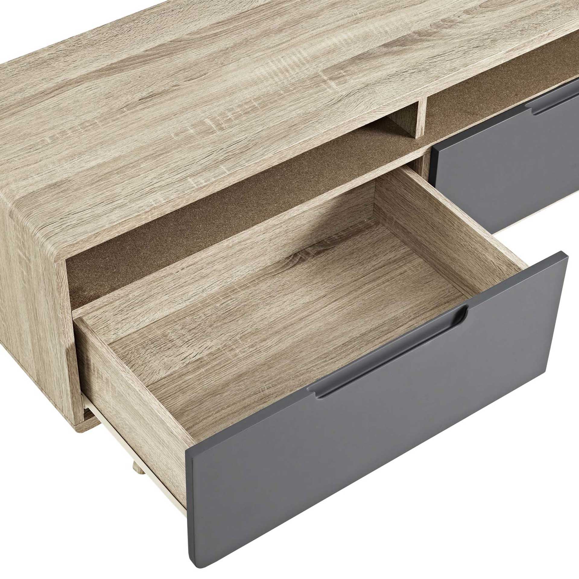 Orion TV Stand Natural Gray - Image 4