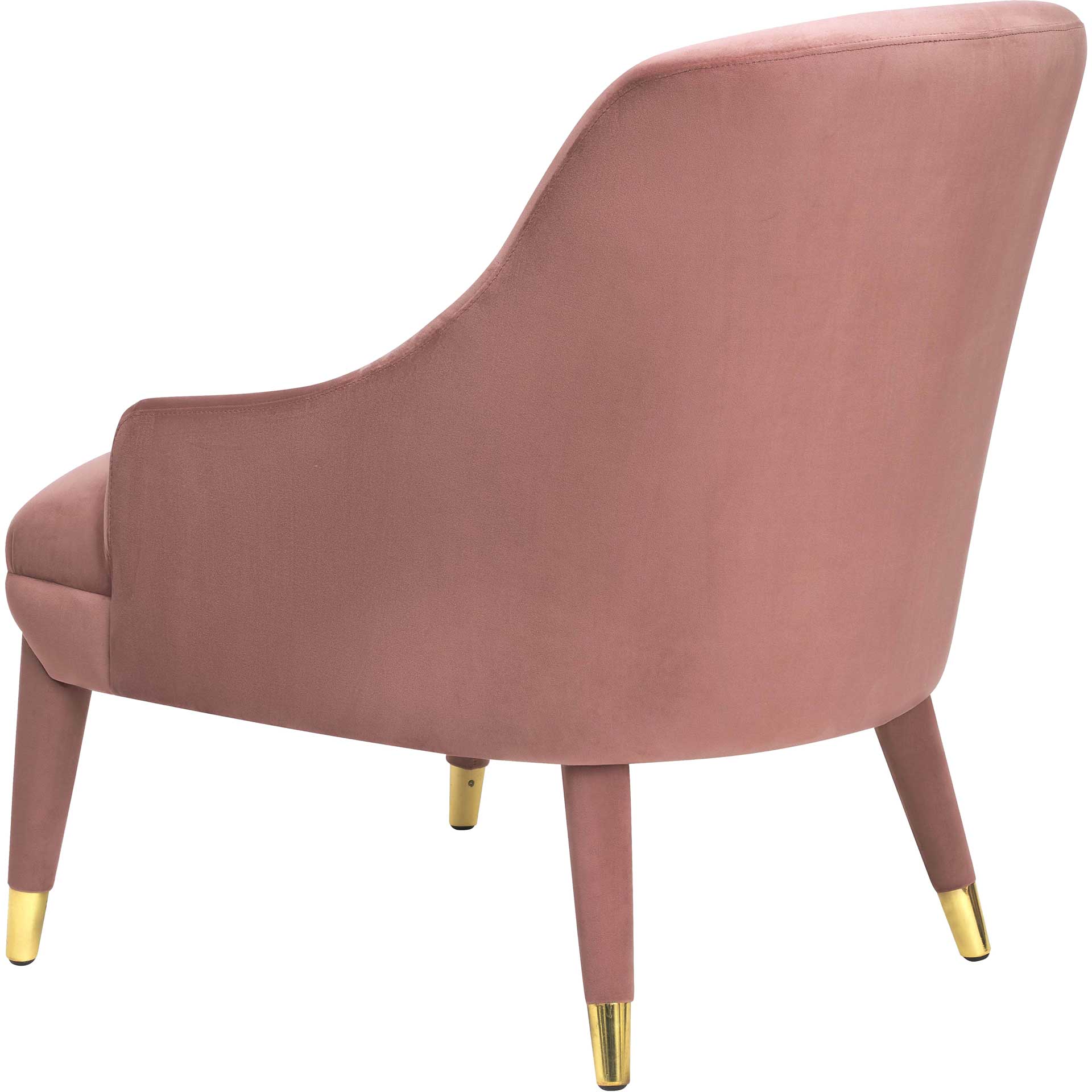 Orion Velvet Chair Dusty Rose - Image 3