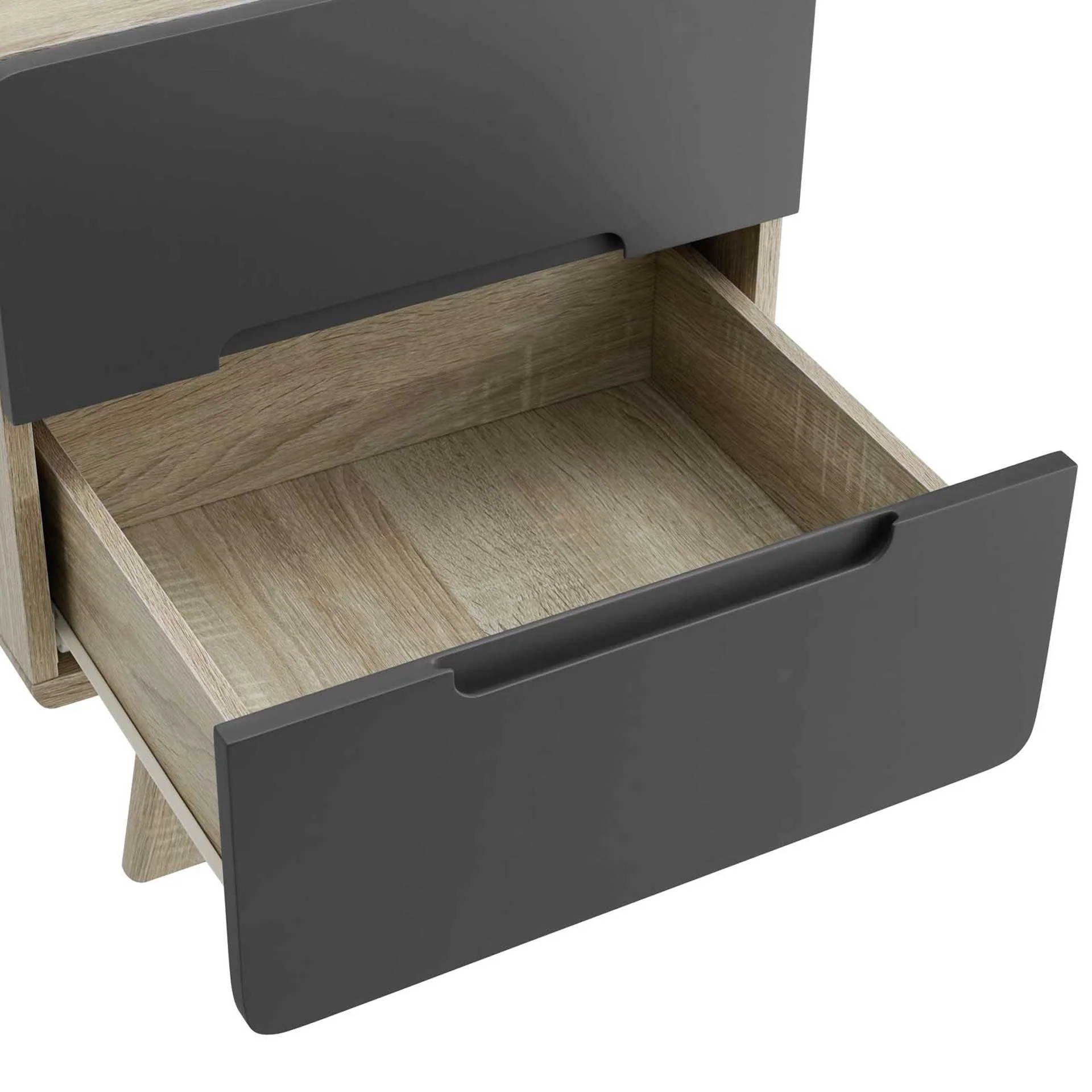 Orion Wood Nightstand Natural Gray - Image 4