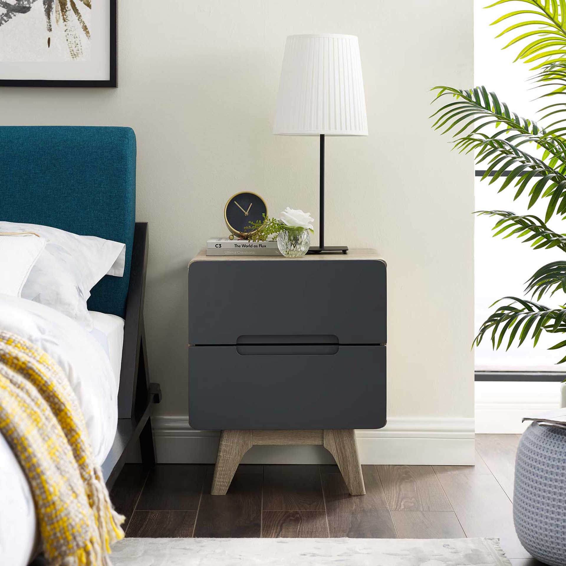 Orion Wood Nightstand Natural Gray - Image 6