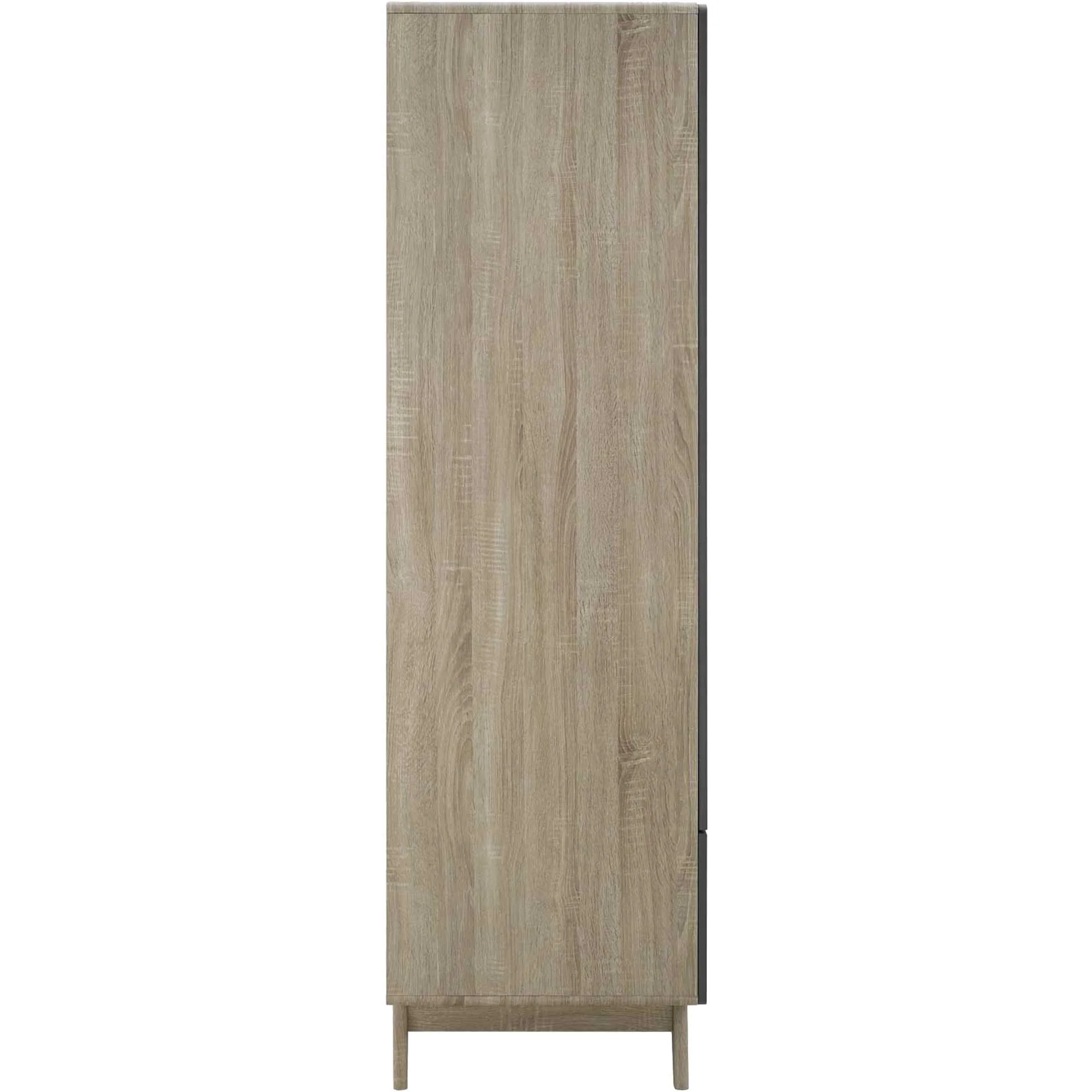 Orion Wood Wardrobe Cabinet Natural Gray - Image 4