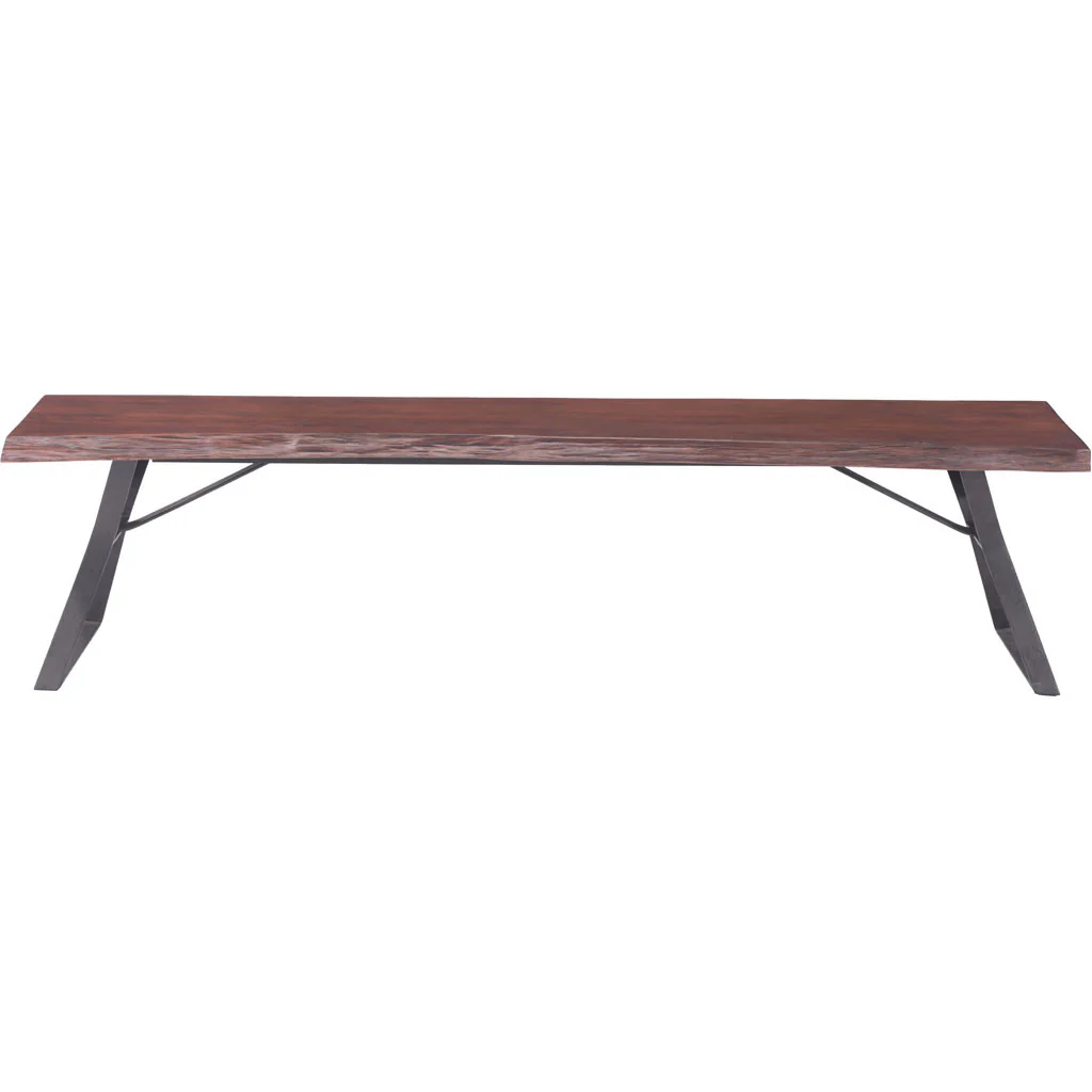 Oristano Bench Distressed Cherry Oak - Image 3